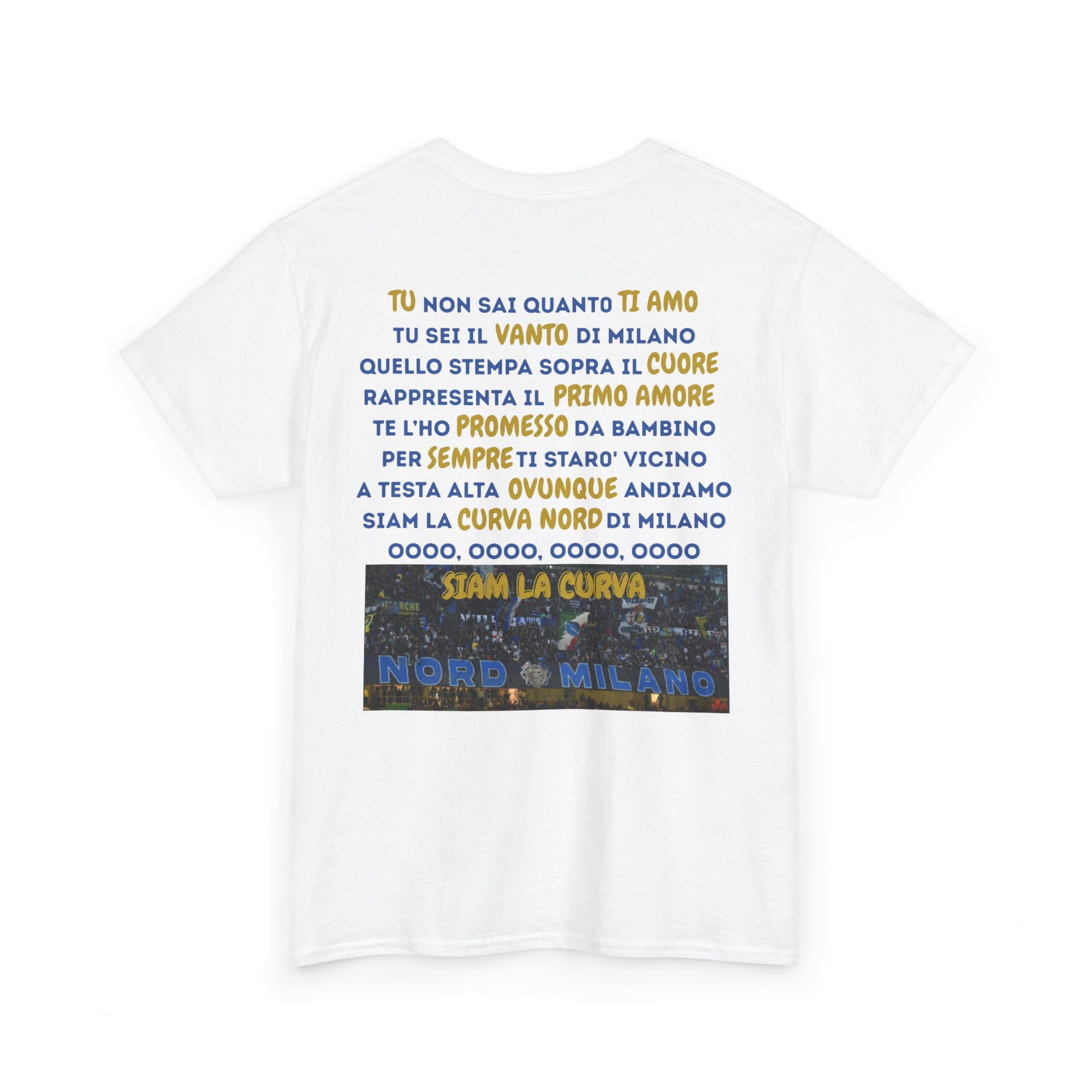 Maglietta “Coro Curva Nord” – Voce e Orgoglio Interista