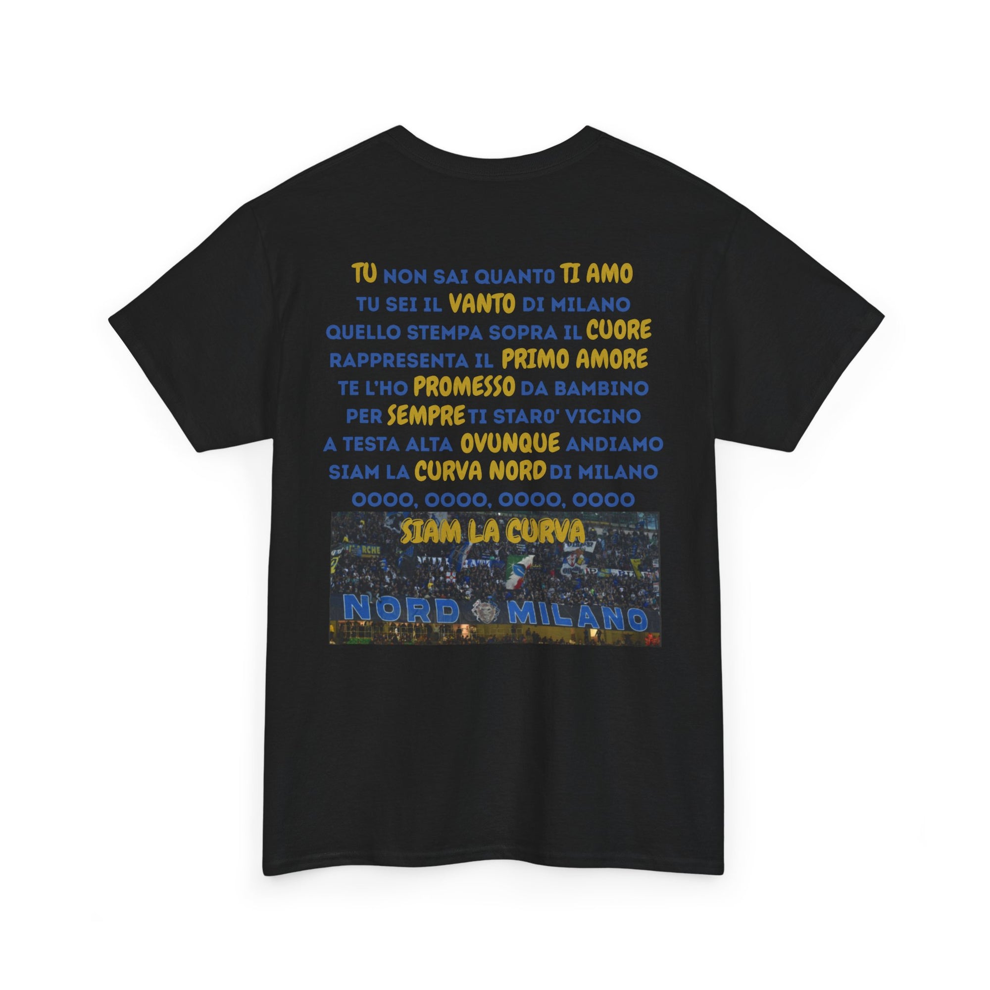 Maglietta “Coro Curva Nord” – Voce e Orgoglio Interista