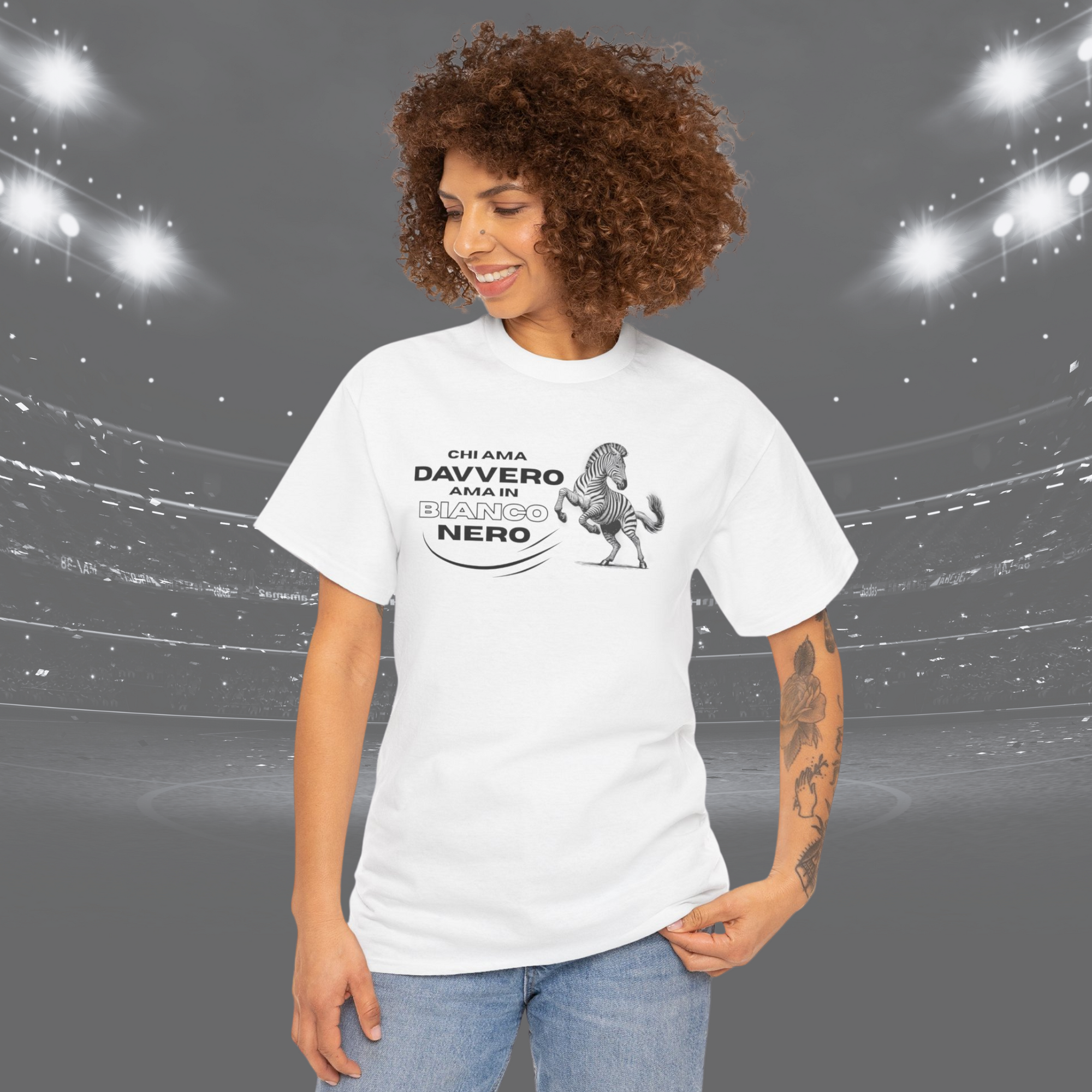 Maglietta “Chi Ama Davvero Ama Bianconero” – Fede Totale alla Juventus