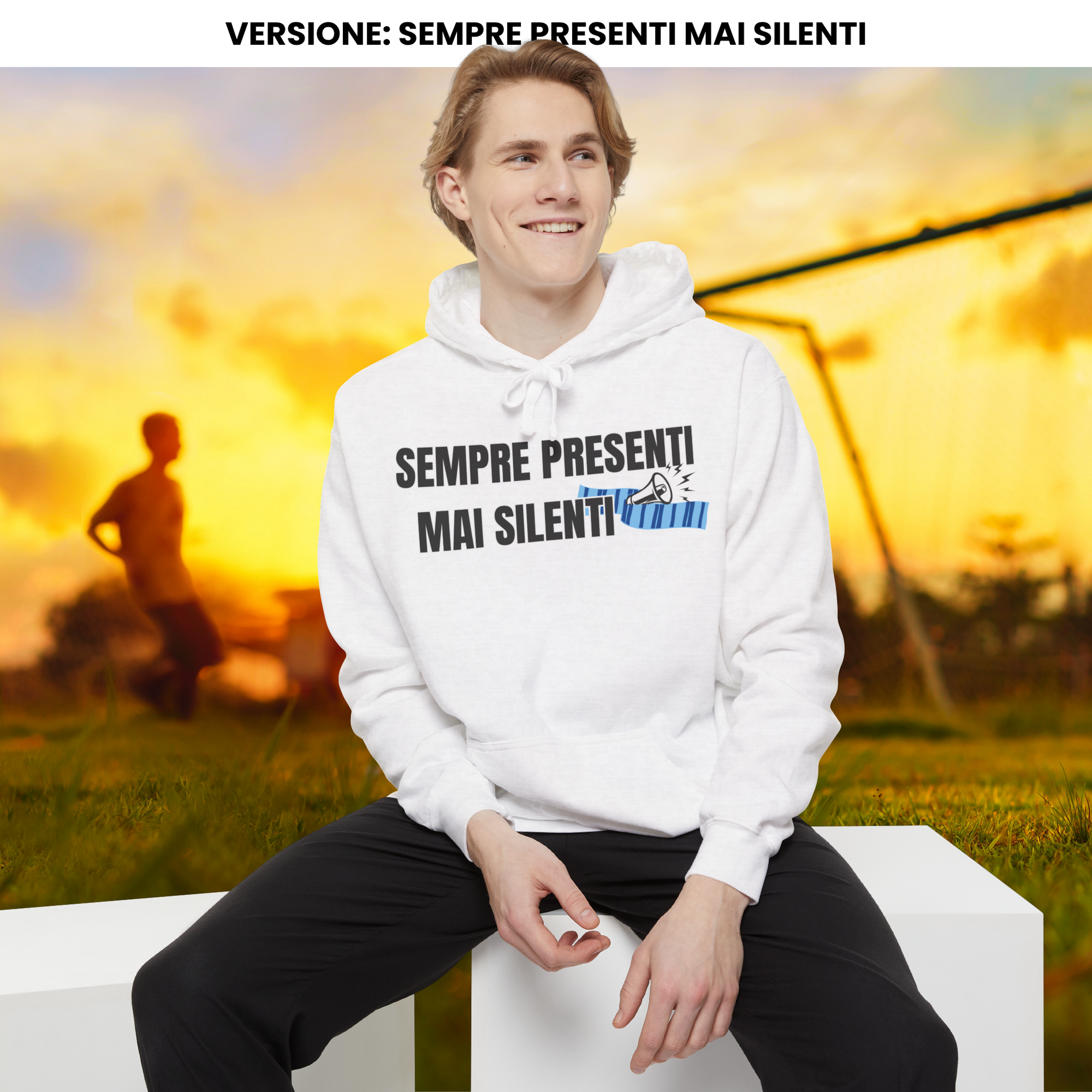 Felpa con cappuccio - Sempre Presenti Mai Silenti