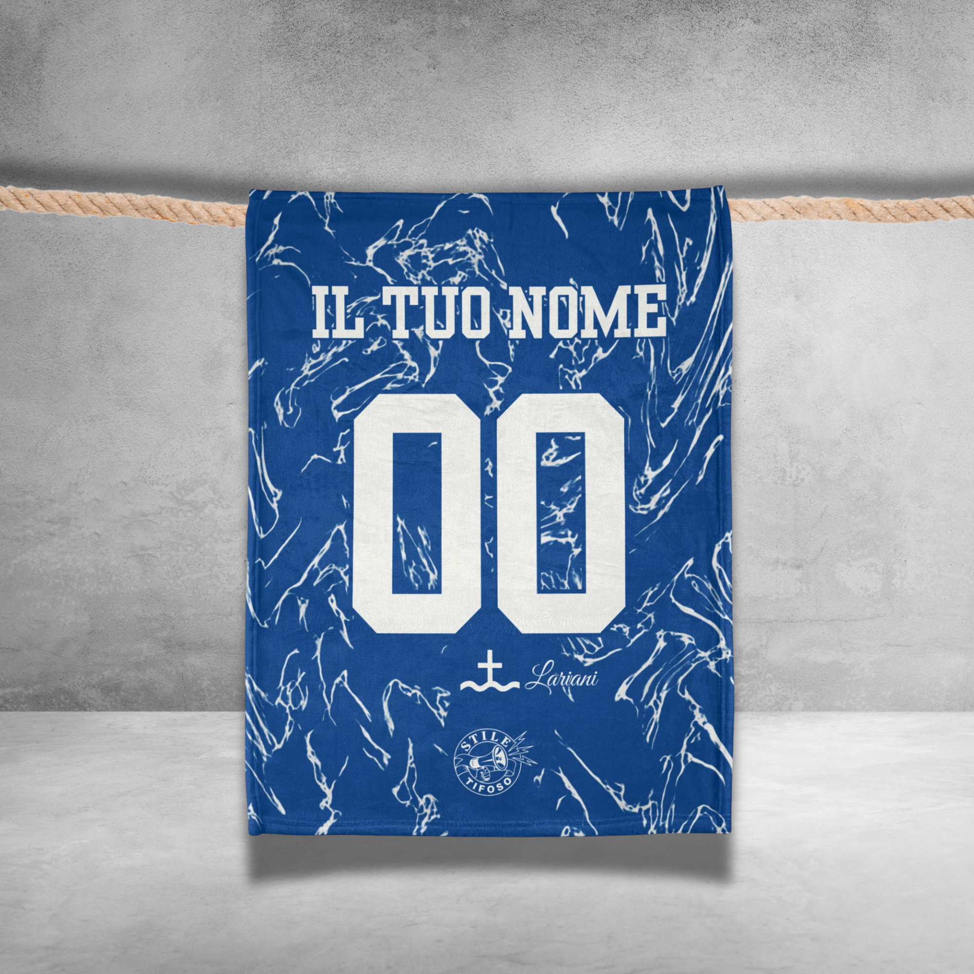 Coperta Personalizzata Calcio Nome e Numero