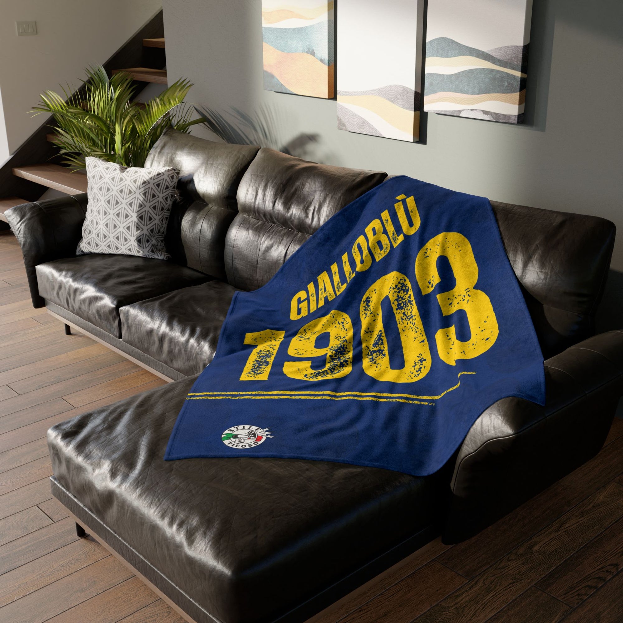 Coperta Stile Tifoso in pile personalizzata - Fondazione