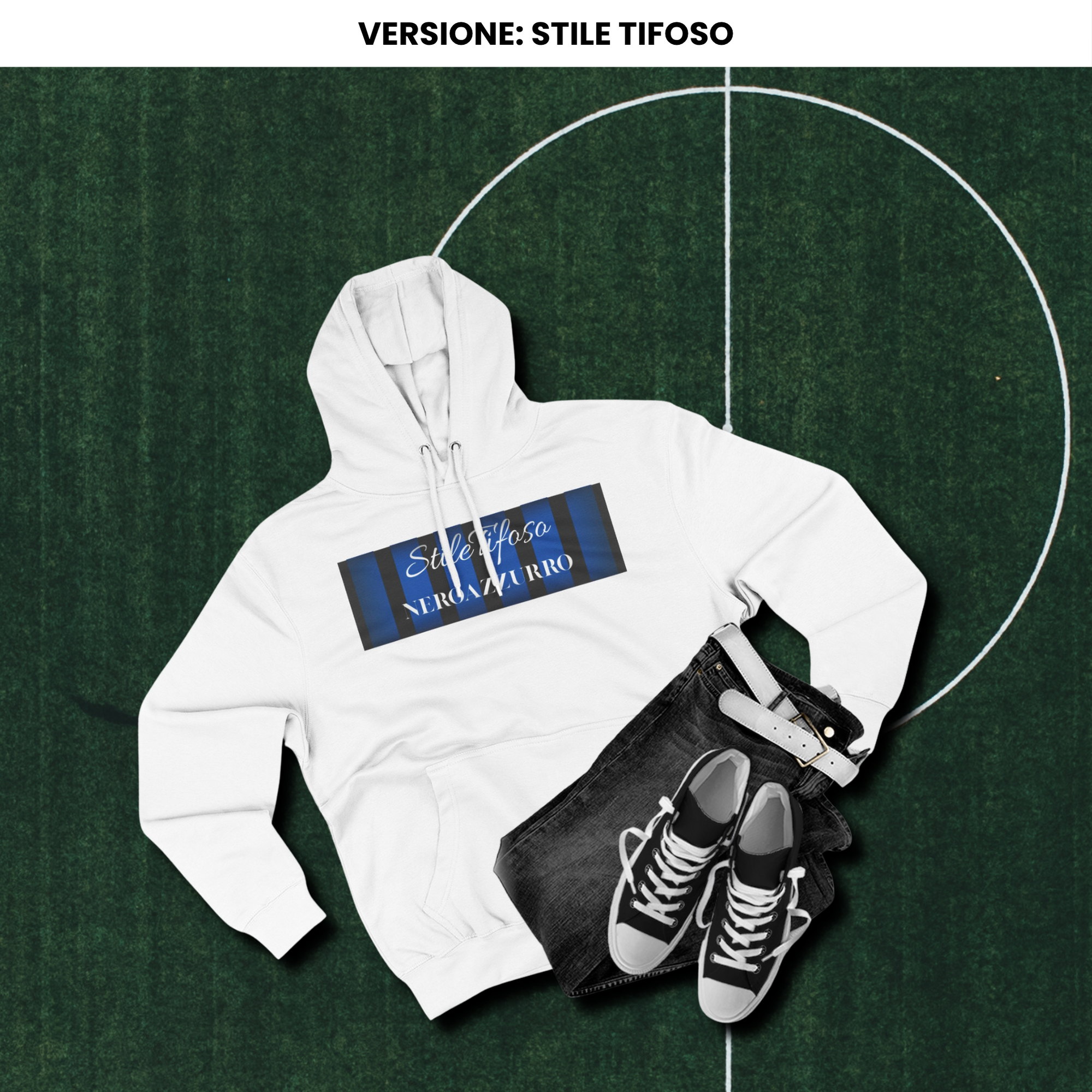 Felpa con cappuccio - Stile Tifoso