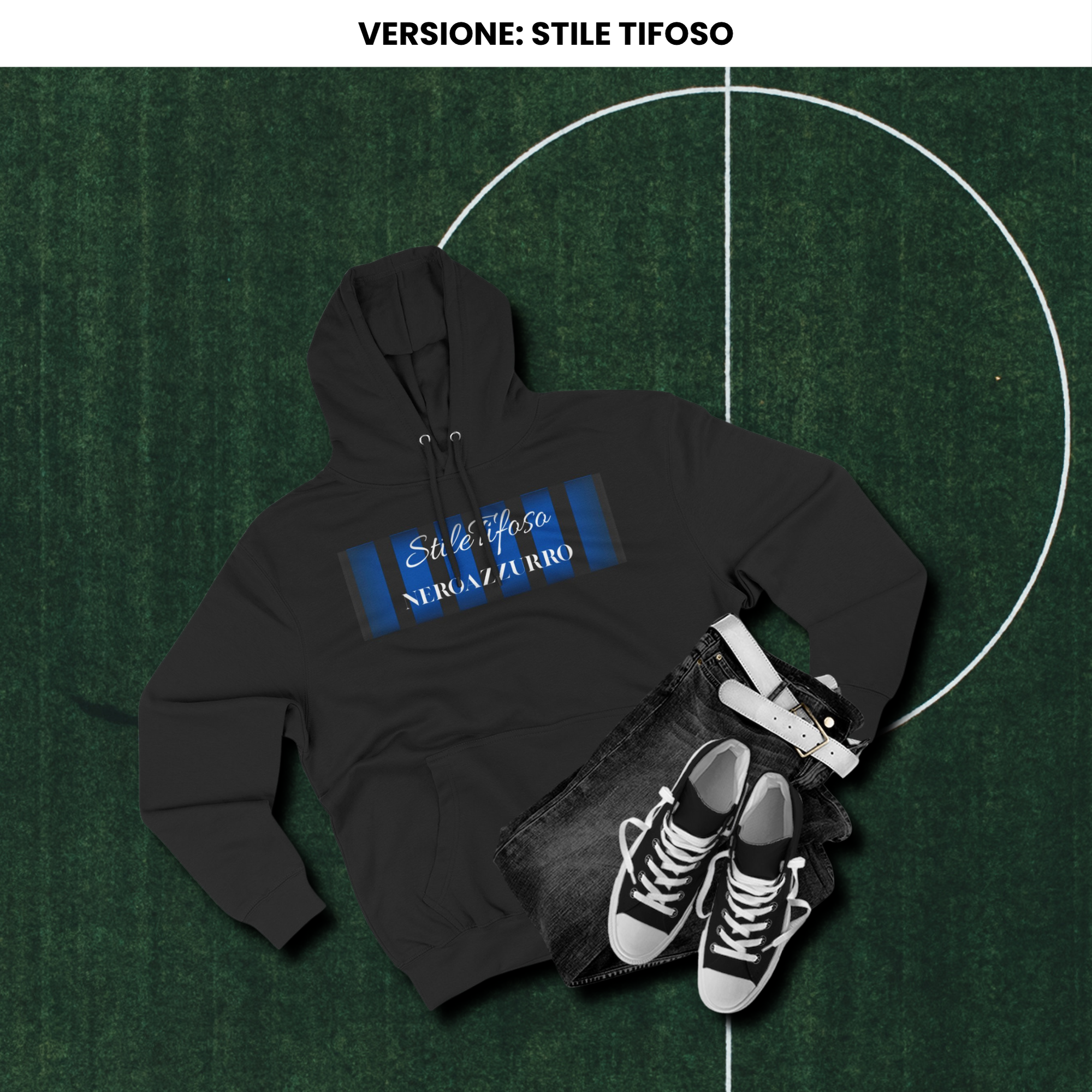 Felpa con cappuccio - Stile Tifoso