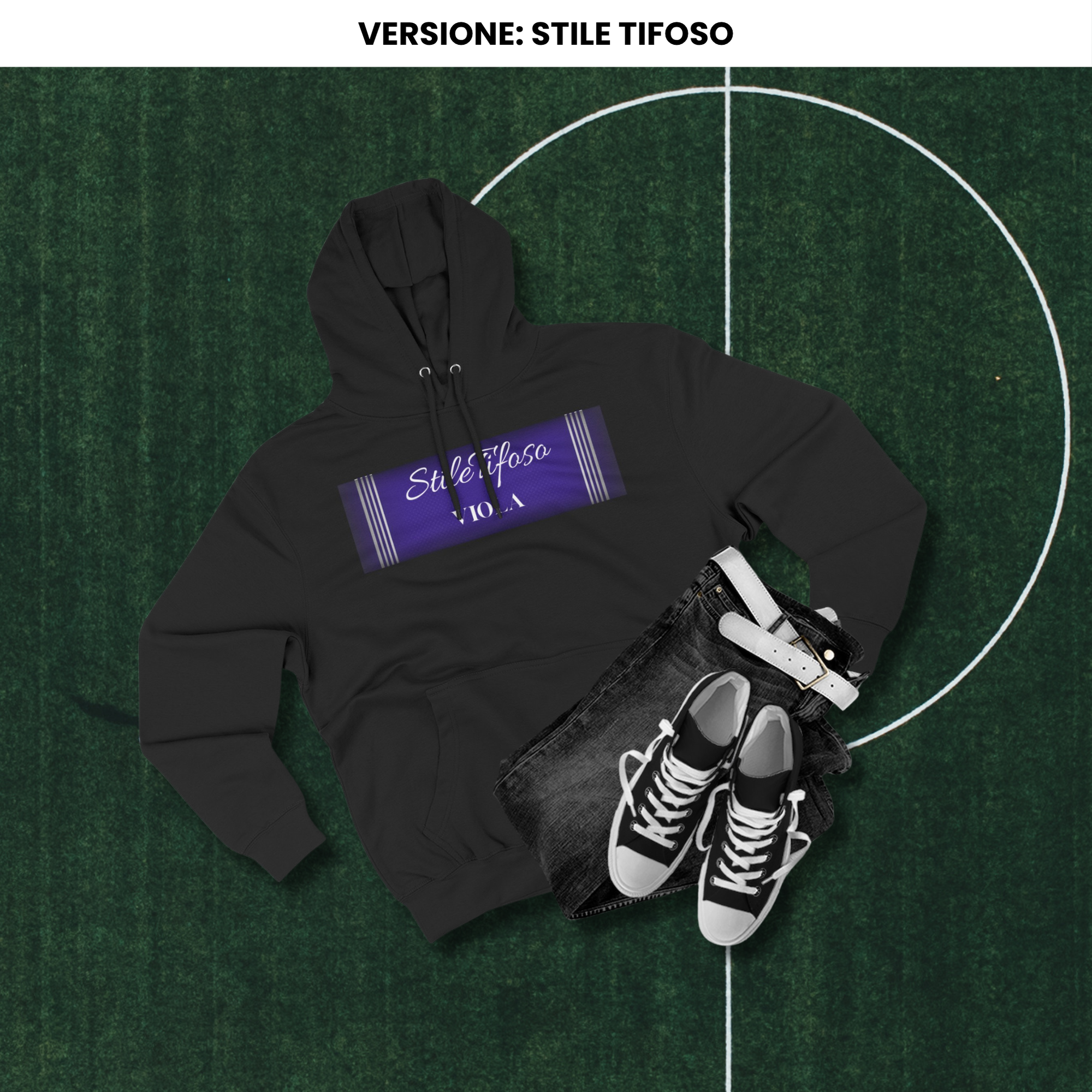 Felpa con cappuccio - Stile Tifoso