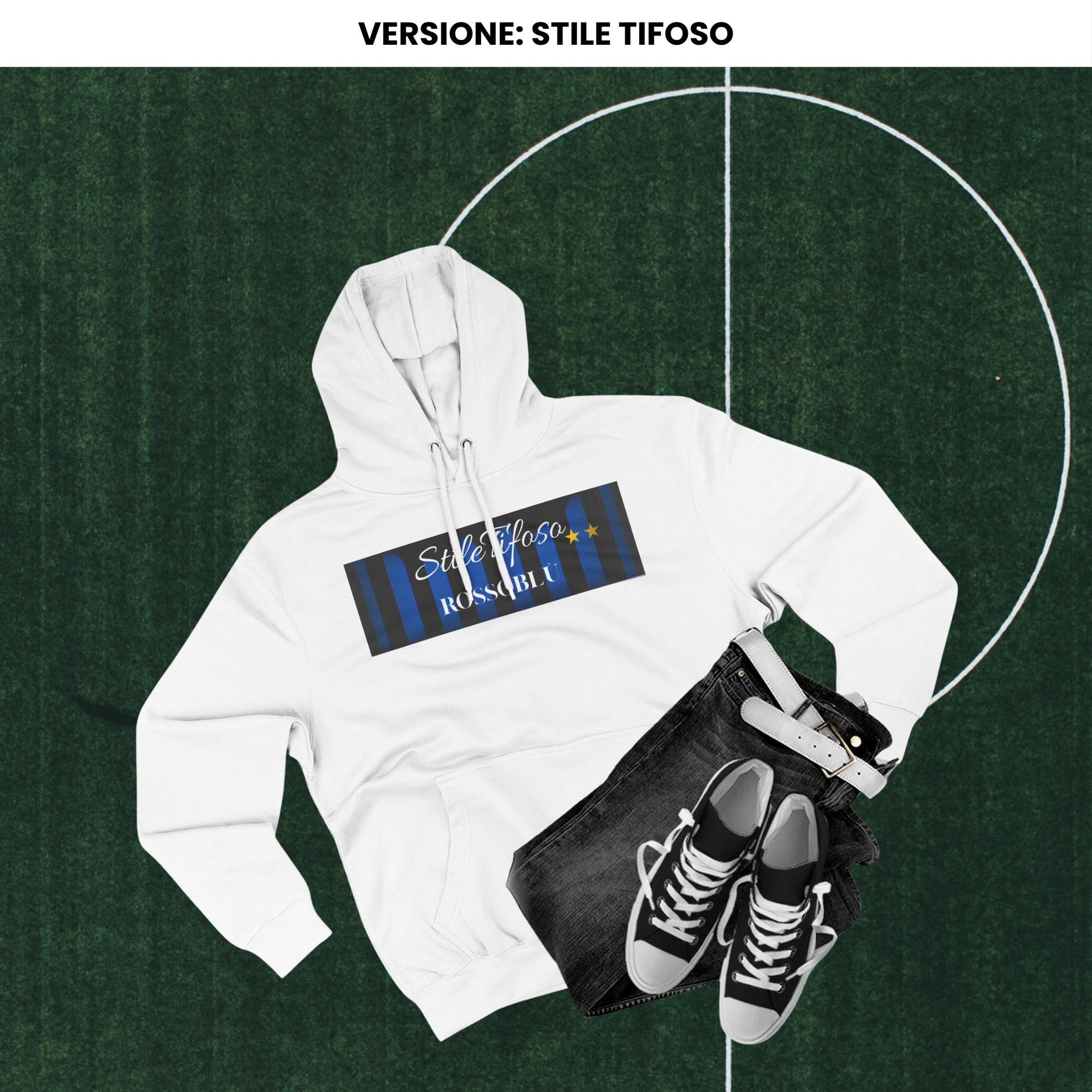 Felpa con cappuccio - Stile Tifoso