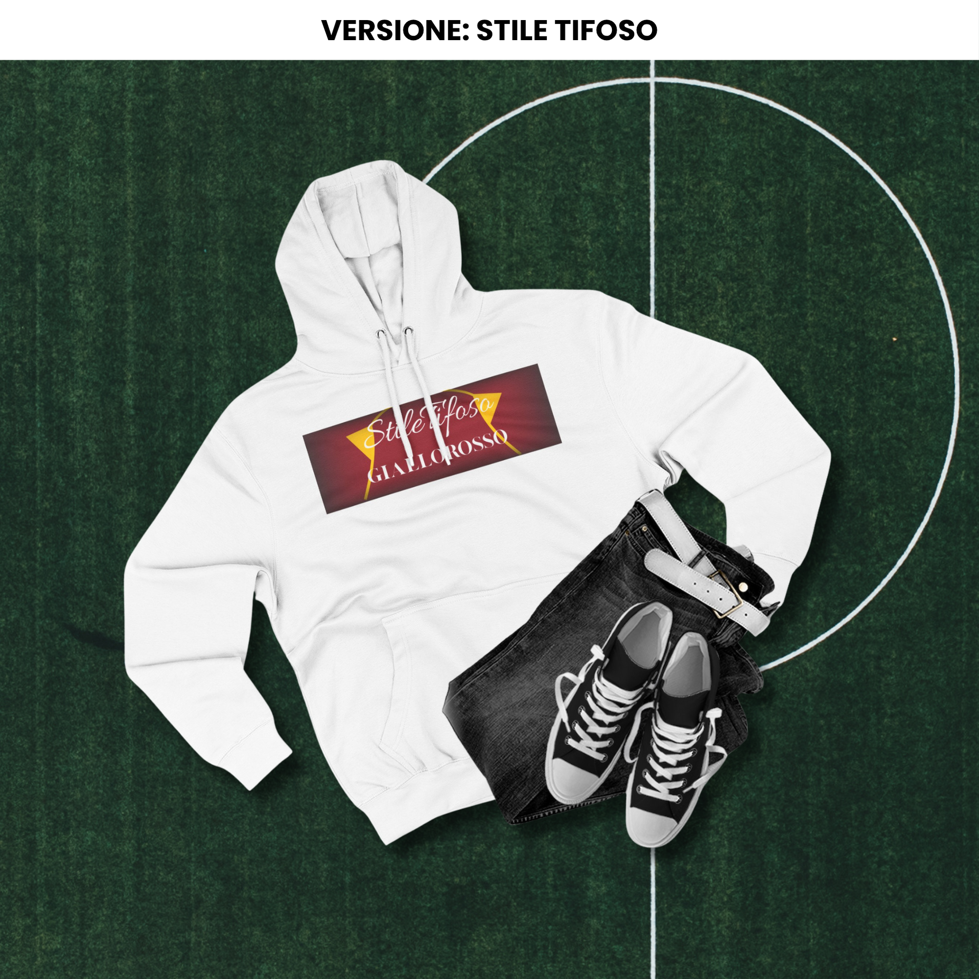 Felpa con cappuccio - Stile Tifoso