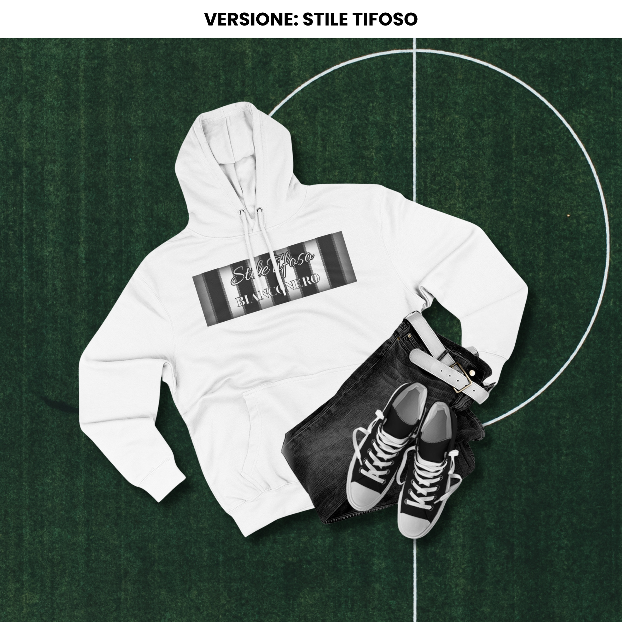 Felpa con cappuccio - Stile Tifoso