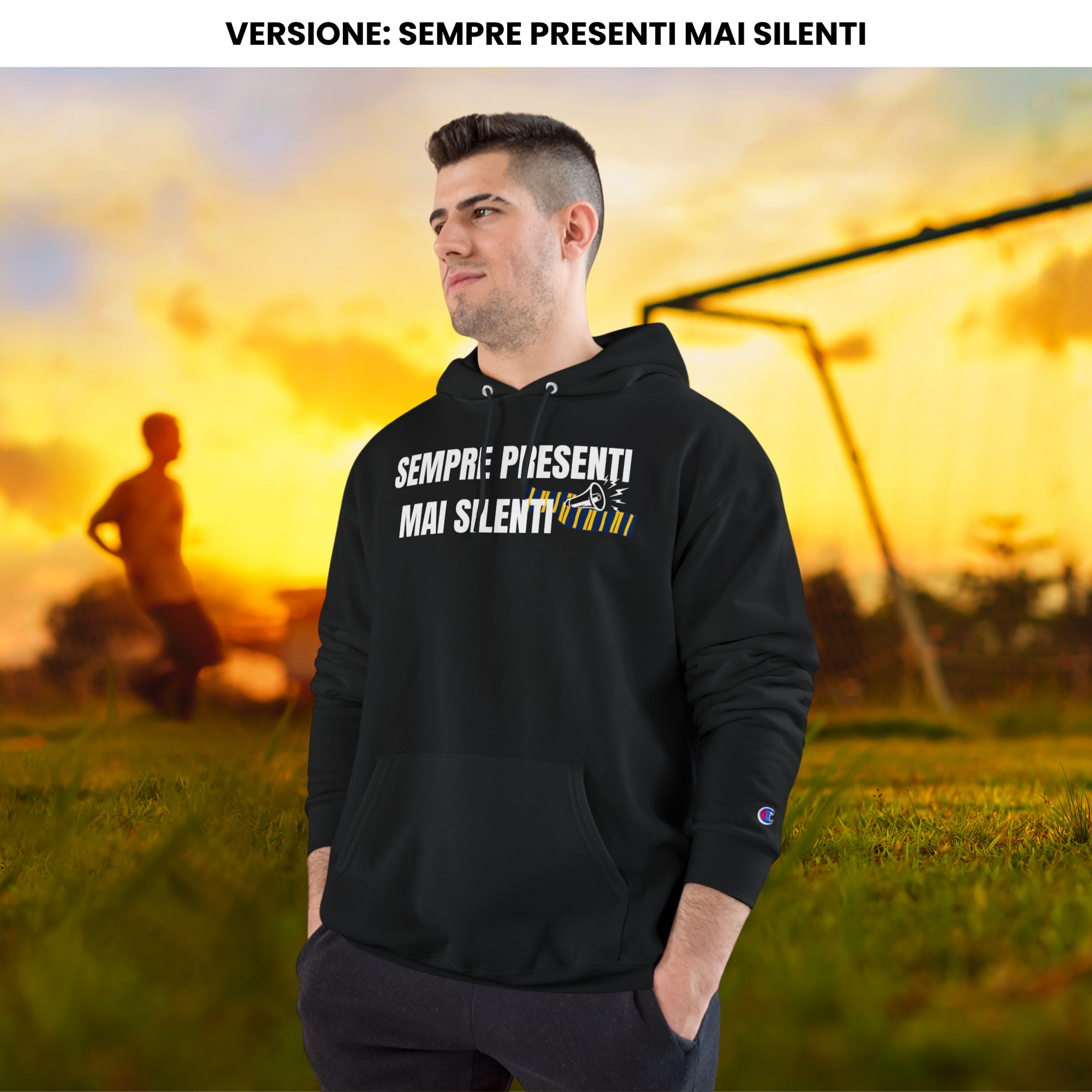 Felpa con cappuccio - Sempre Presenti Mai Silenti