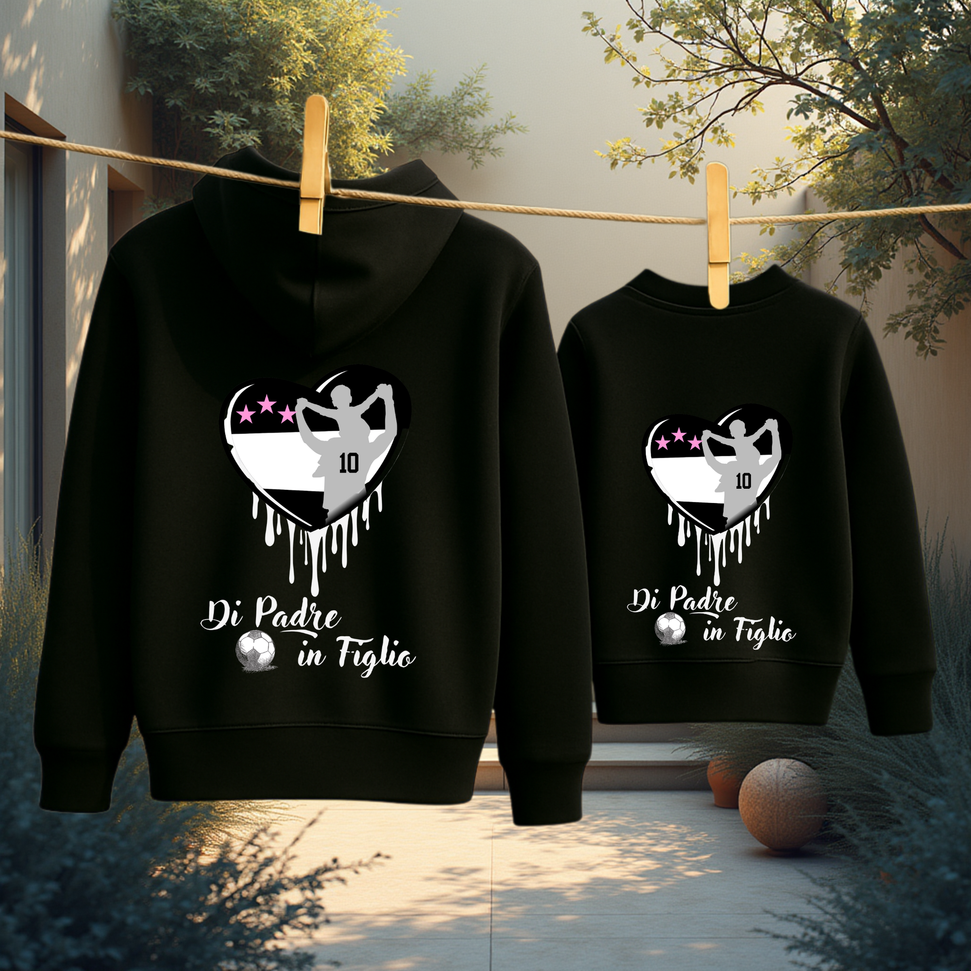 Felpa di Padre in Figlio