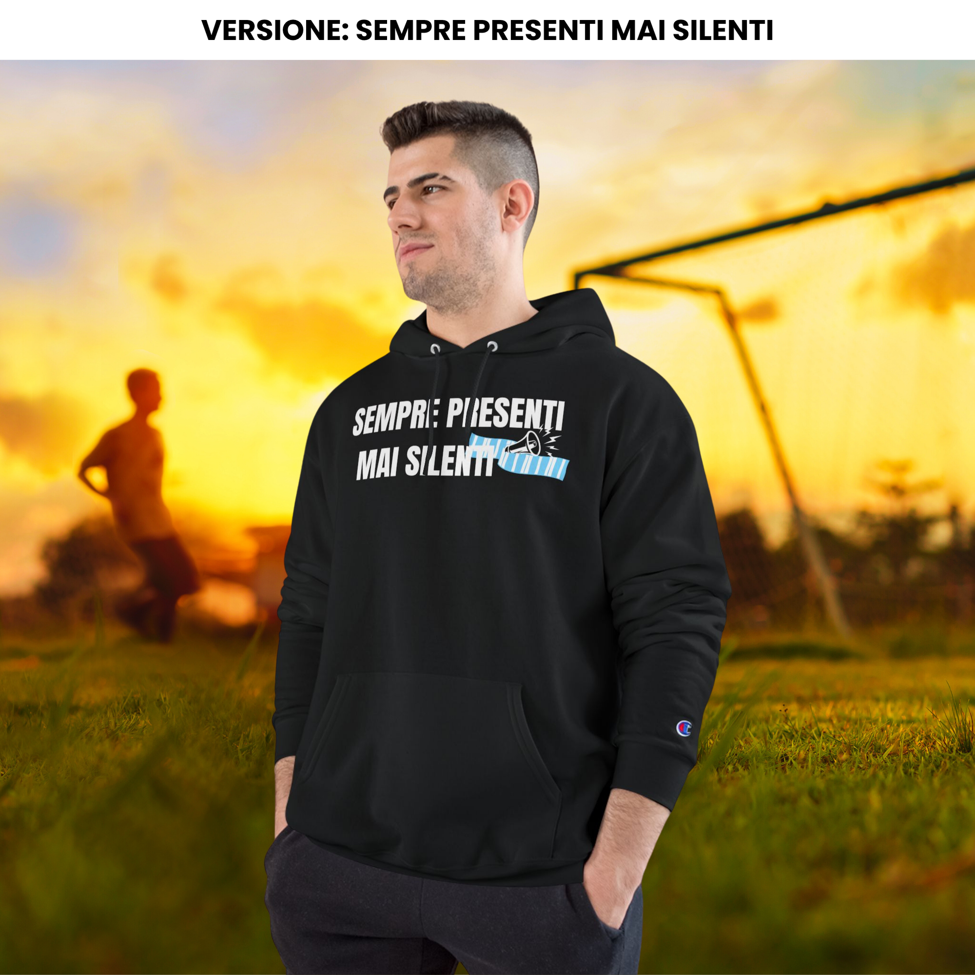 Felpa con cappuccio - Sempre Presenti Mai Silenti