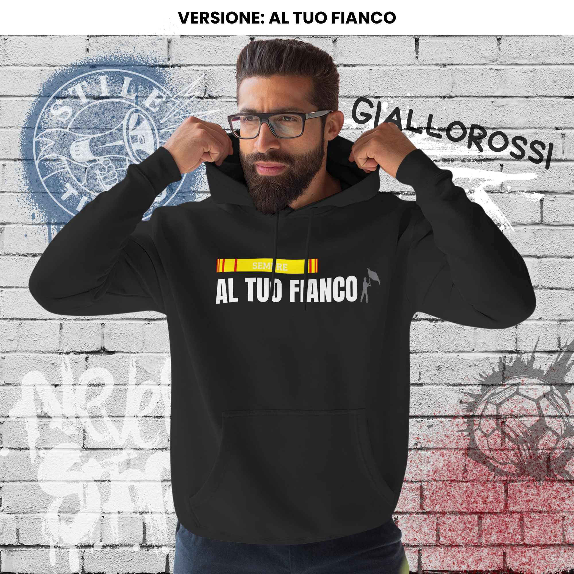 Felpa con cappuccio - Al Tuo Fianco