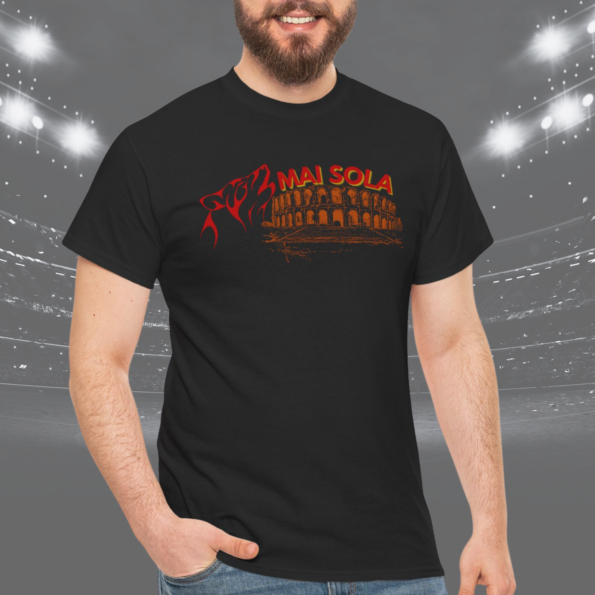 Maglietta “Mai Sola” – Fede Incondizionata per la Roma