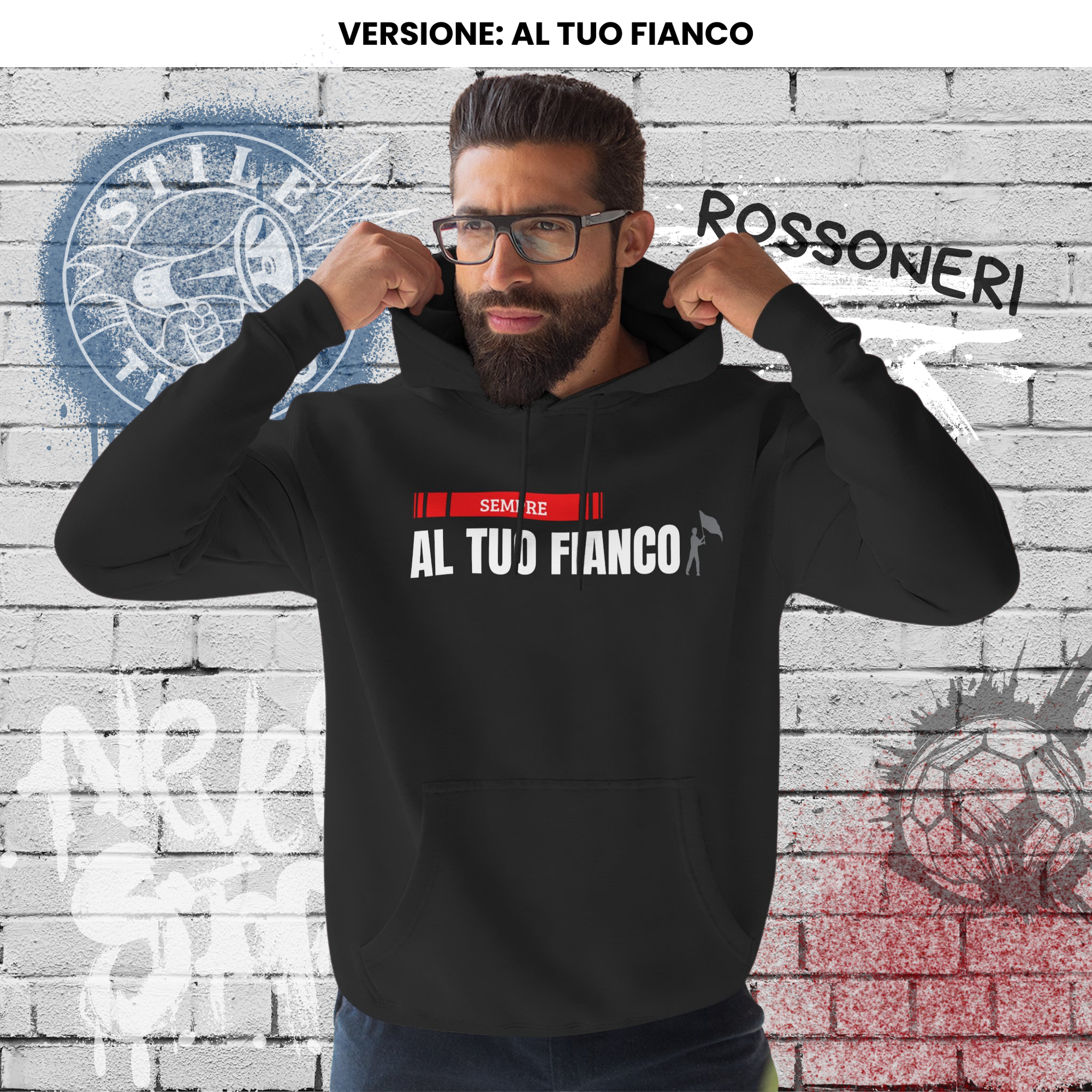 Felpa con cappuccio - Al Tuo Fianco