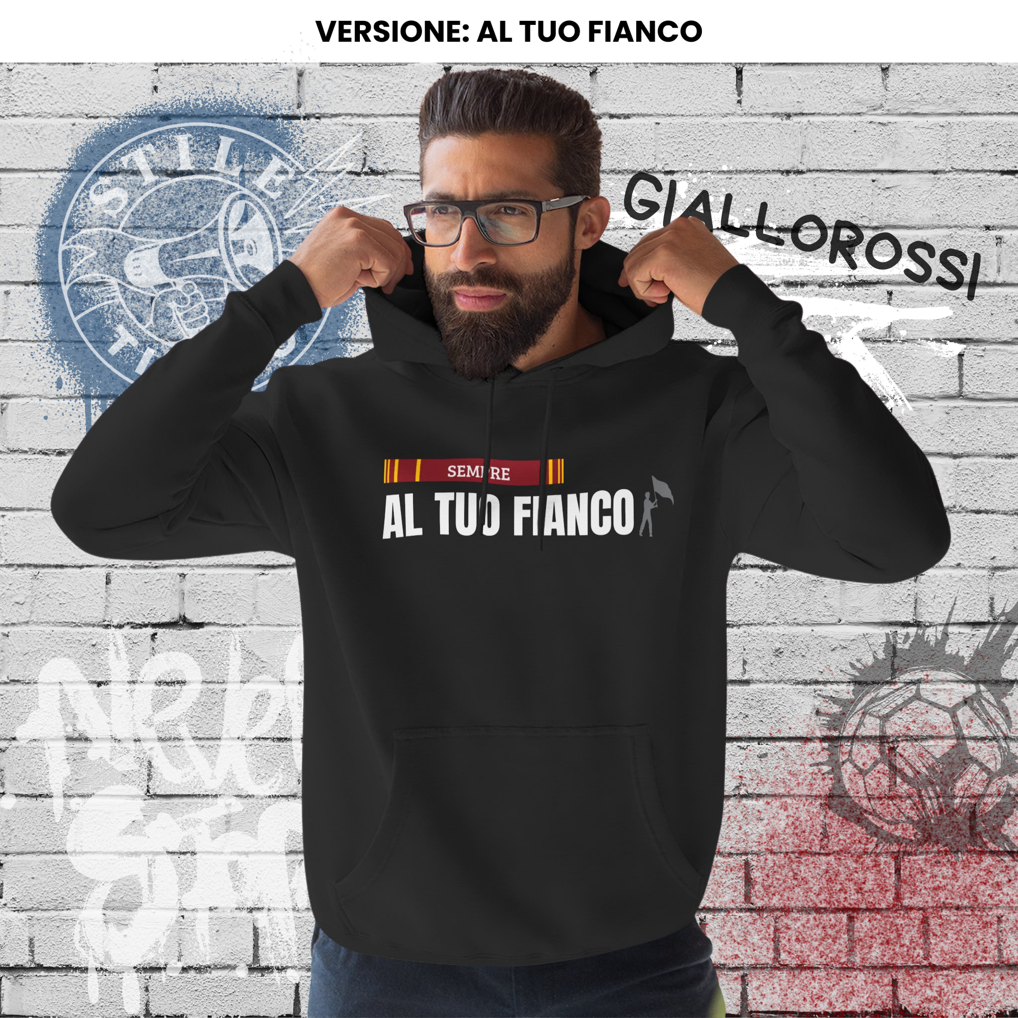 Felpa con cappuccio - Al Tuo Fianco