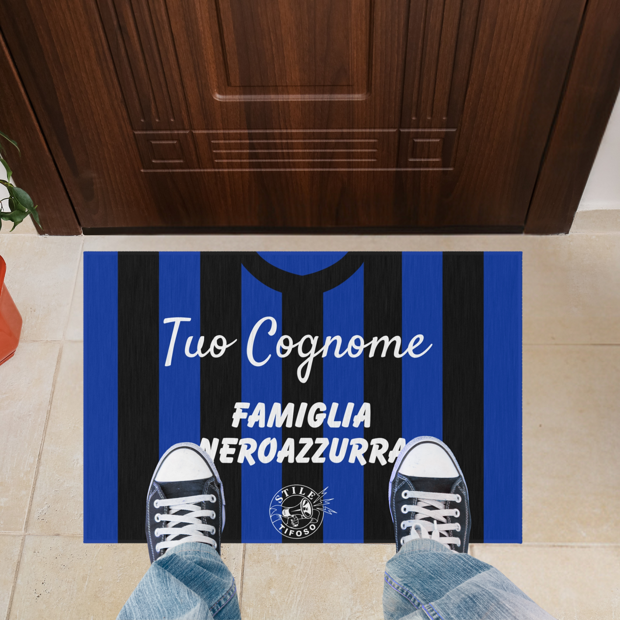 Zerbino personalizzato - Stile del Tifoso
