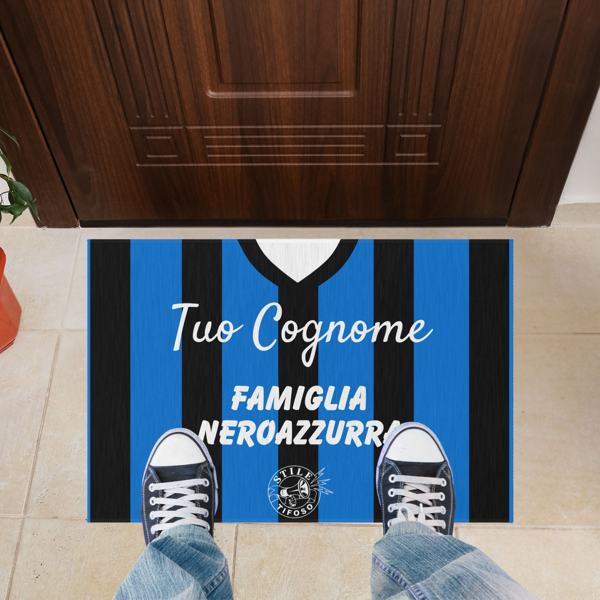 Zerbino personalizzato - Stile del Tifoso