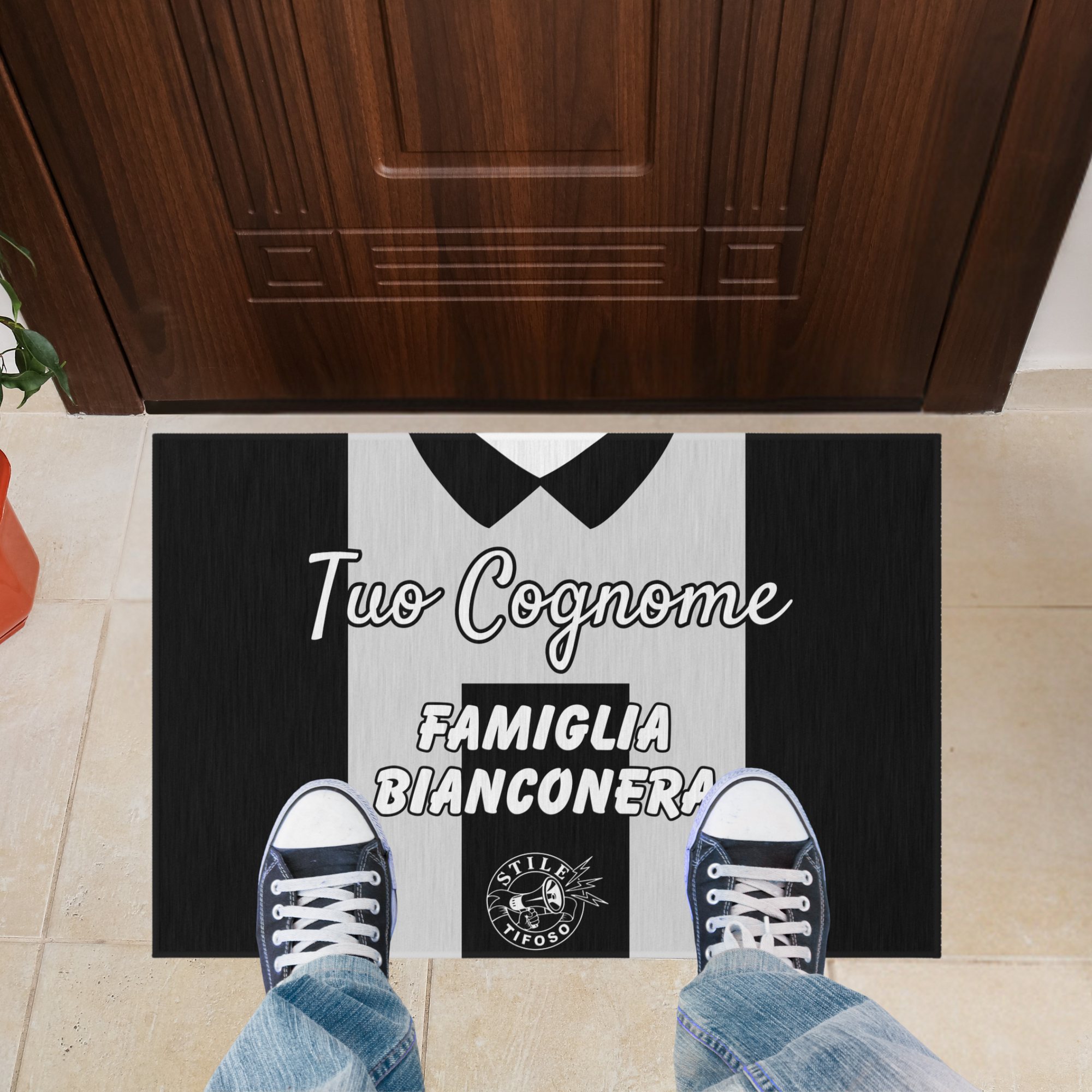 Zerbino personalizzato - Stile del Tifoso