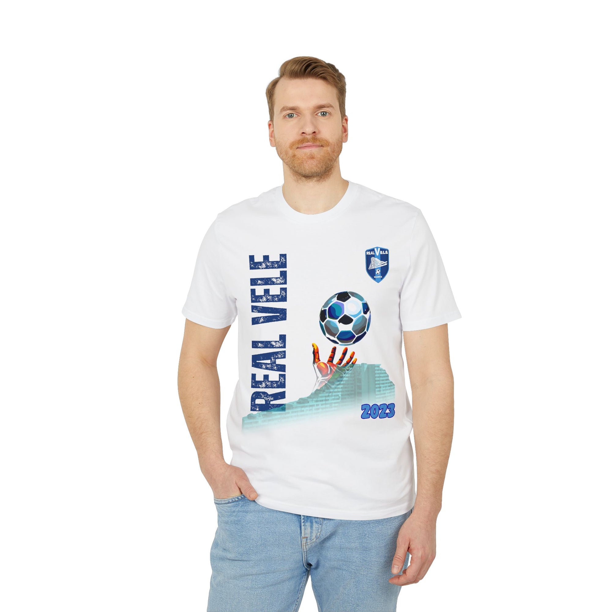 Maglietta celebrativa Real Vele - richiamo identitario Scampia