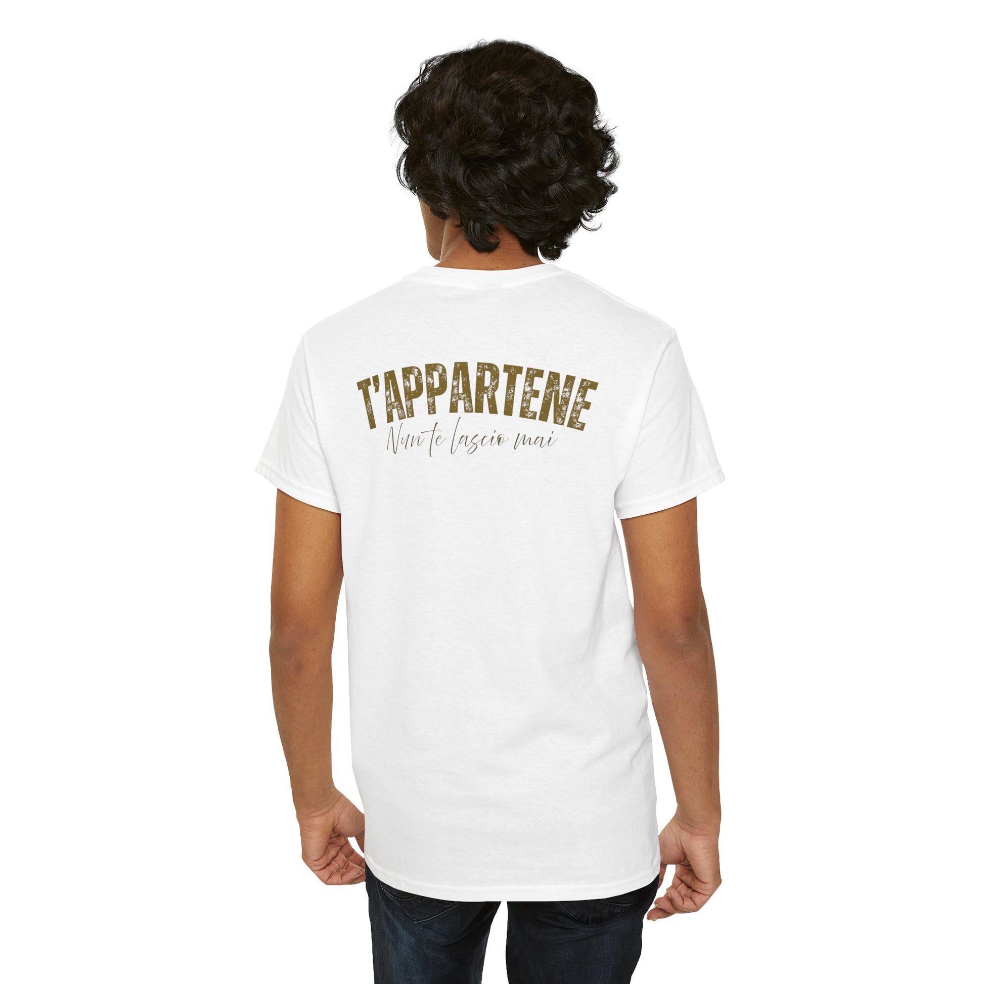 Maglietta “Battito” – Collezione T’Appartiene | Amore per il Napoli Stampato sul Cuore