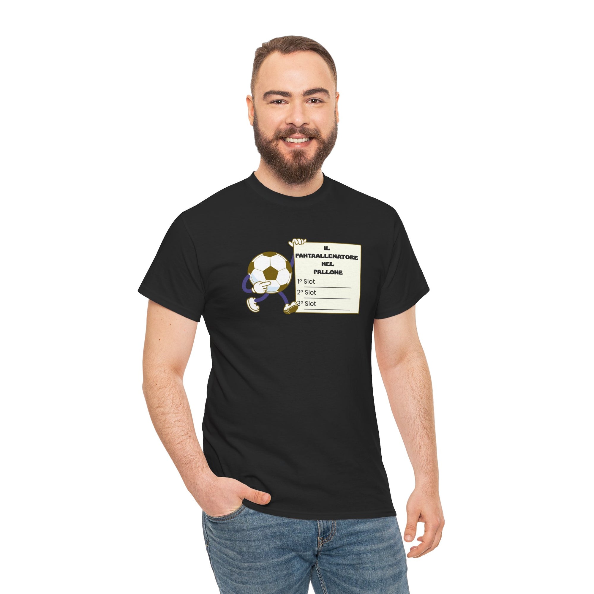 Maglietta "Il FantaAllenatore nel Pallone” – Omaggio Ironico al Calcio Cult Italiano