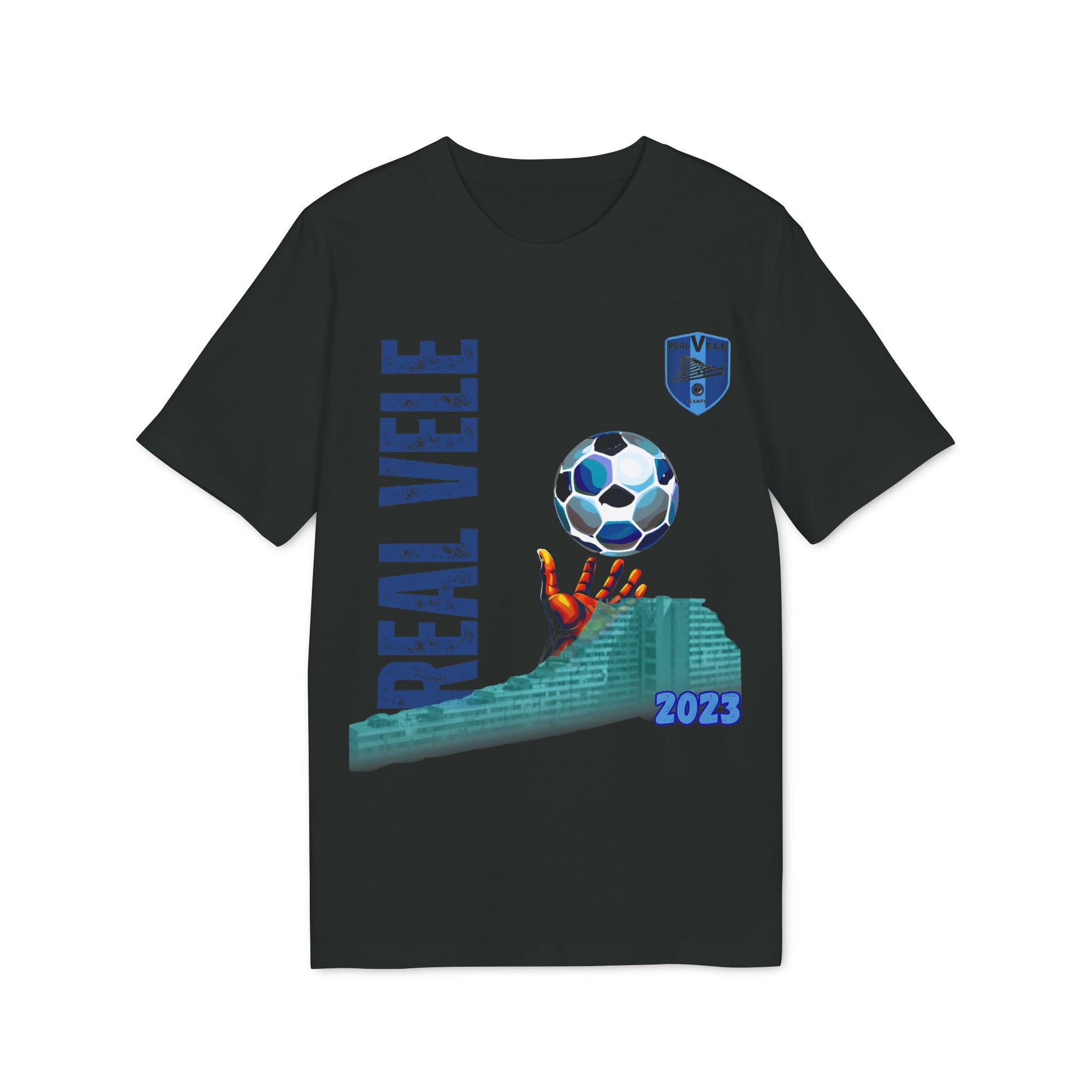 Maglietta celebrativa Real Vele - richiamo identitario Scampia