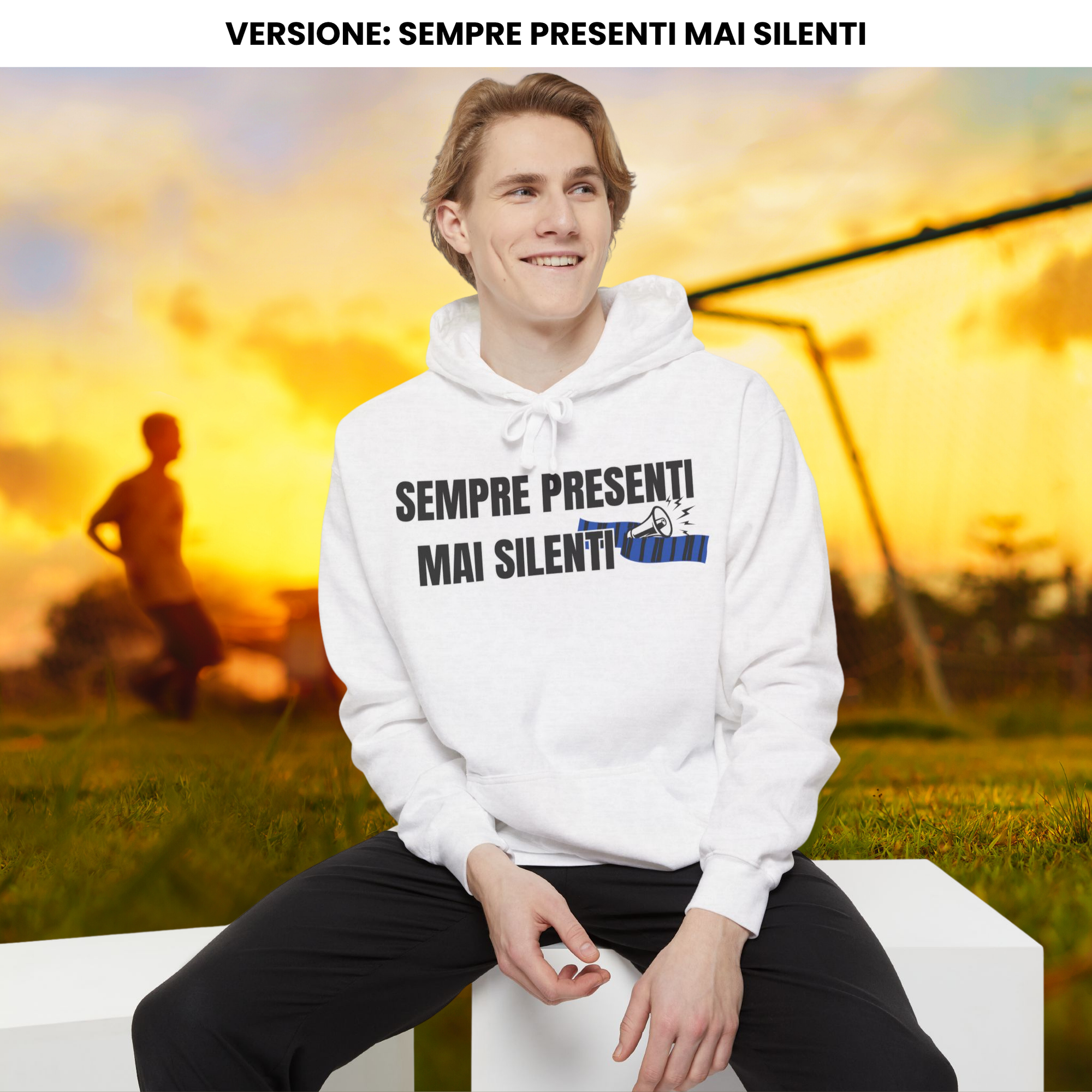 Felpa con cappuccio - Sempre Presenti Mai Silenti