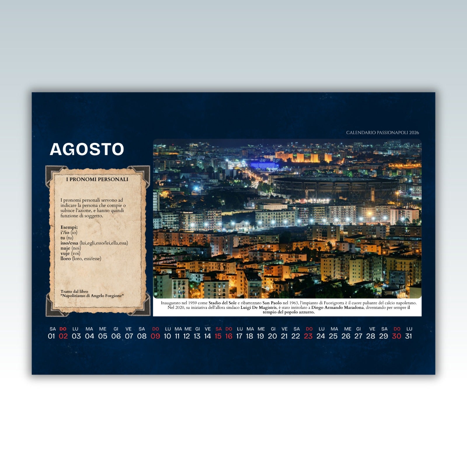 Calendario Passionapoli 2026