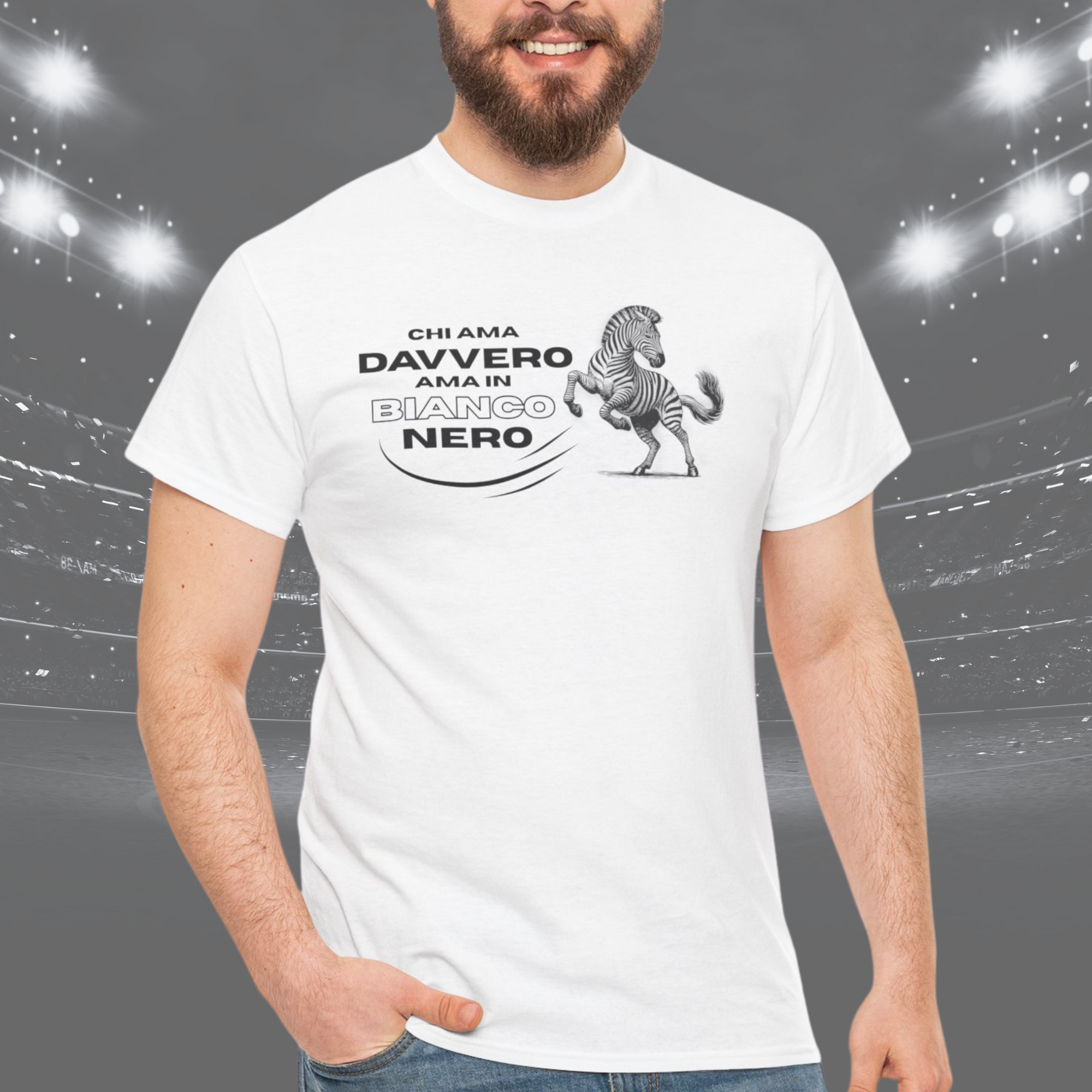 Maglietta “Chi Ama Davvero Ama Bianconero” – Fede Totale alla Juventus