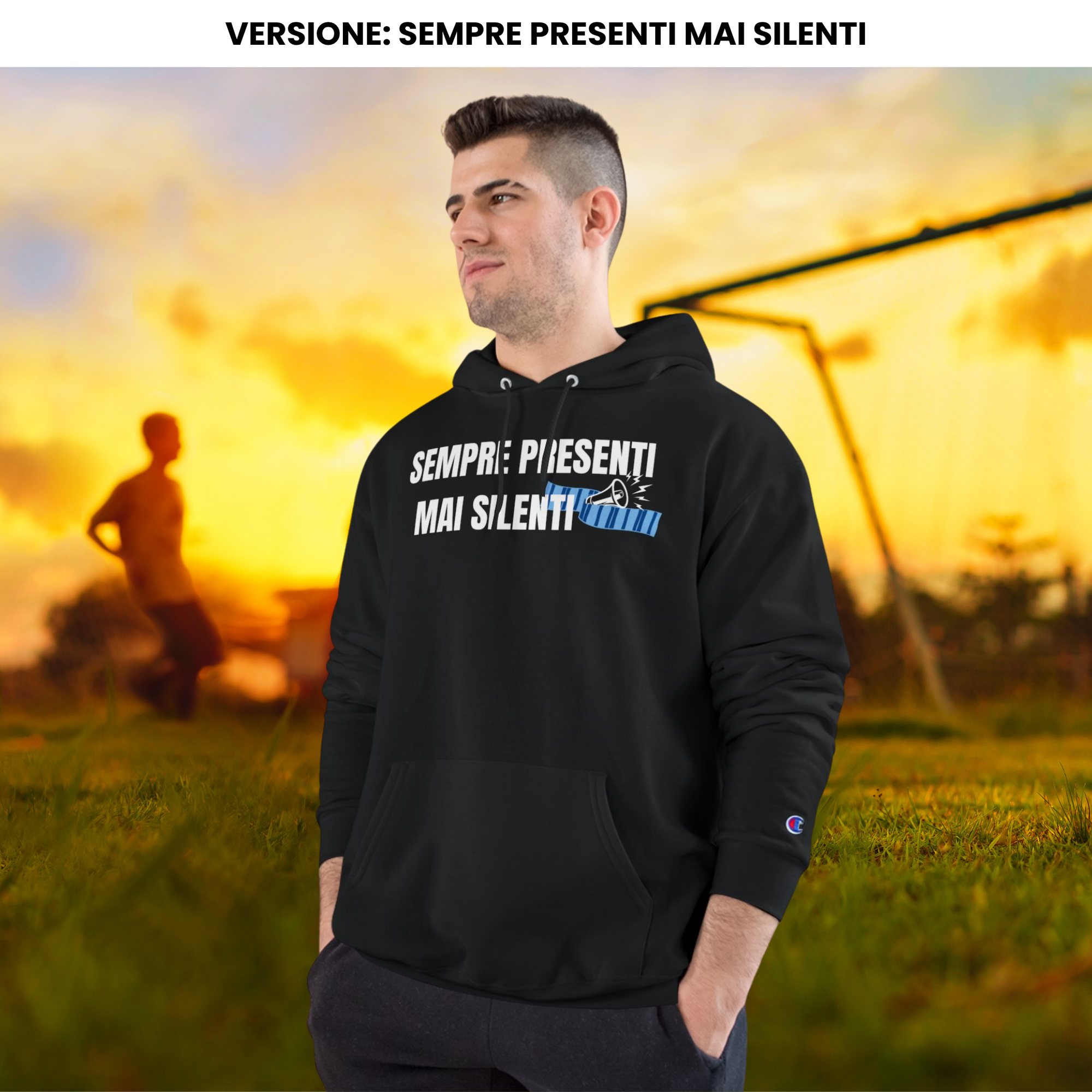 Felpa con cappuccio - Sempre Presenti Mai Silenti