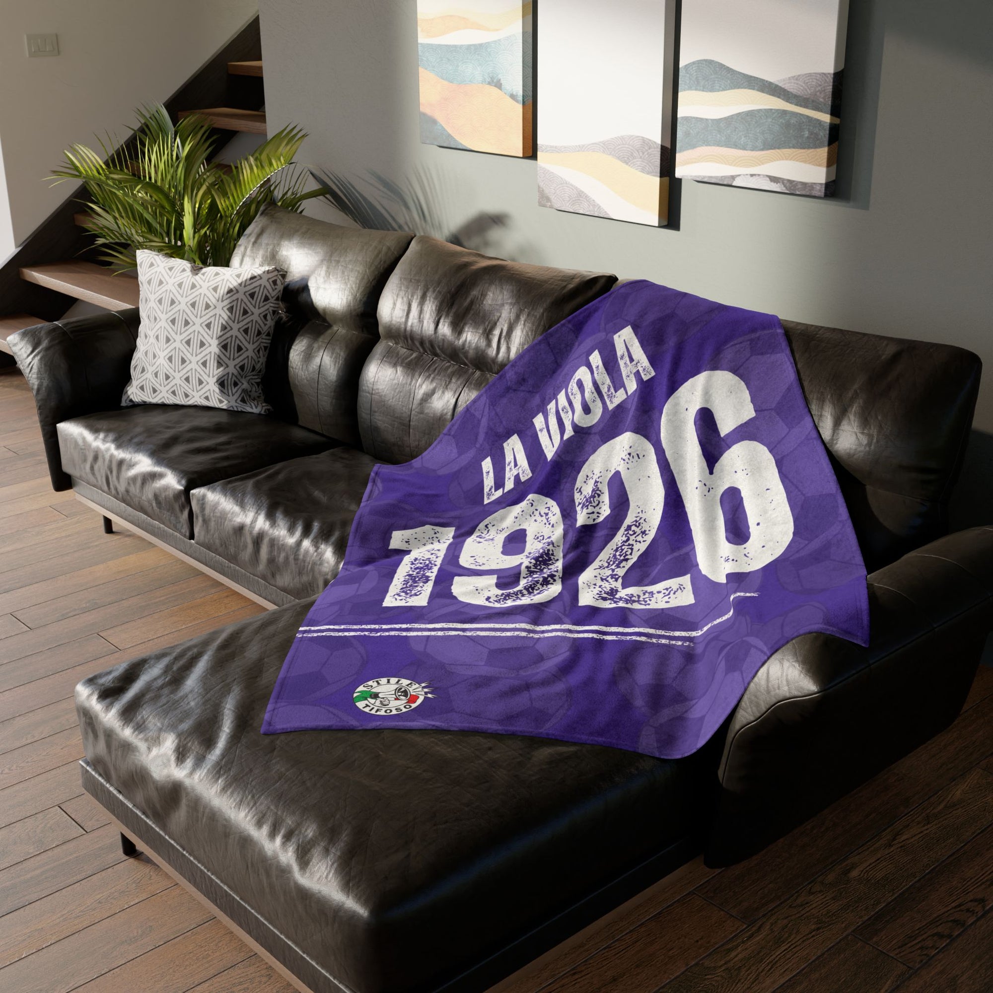 Coperta Stile Tifoso in pile personalizzata - Fondazione