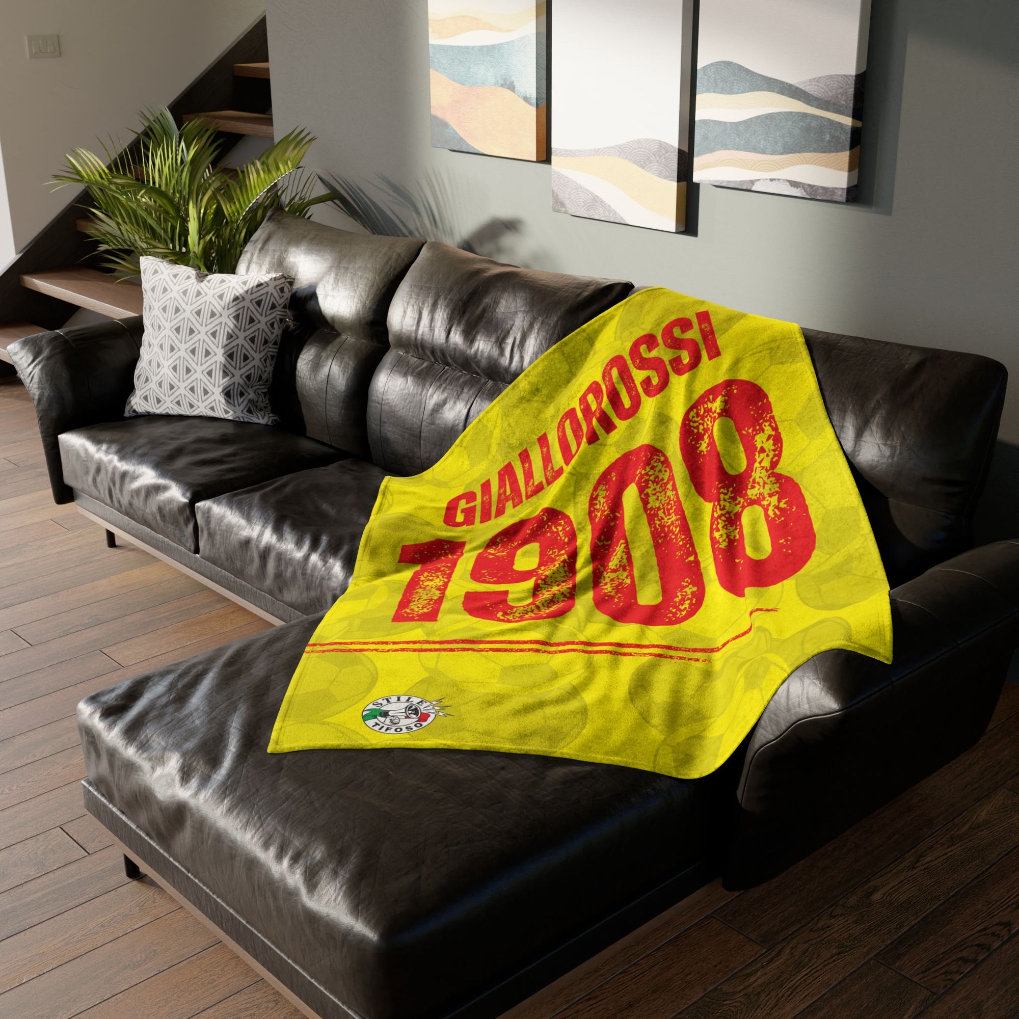 Coperta Stile Tifoso in pile personalizzata - Fondazione