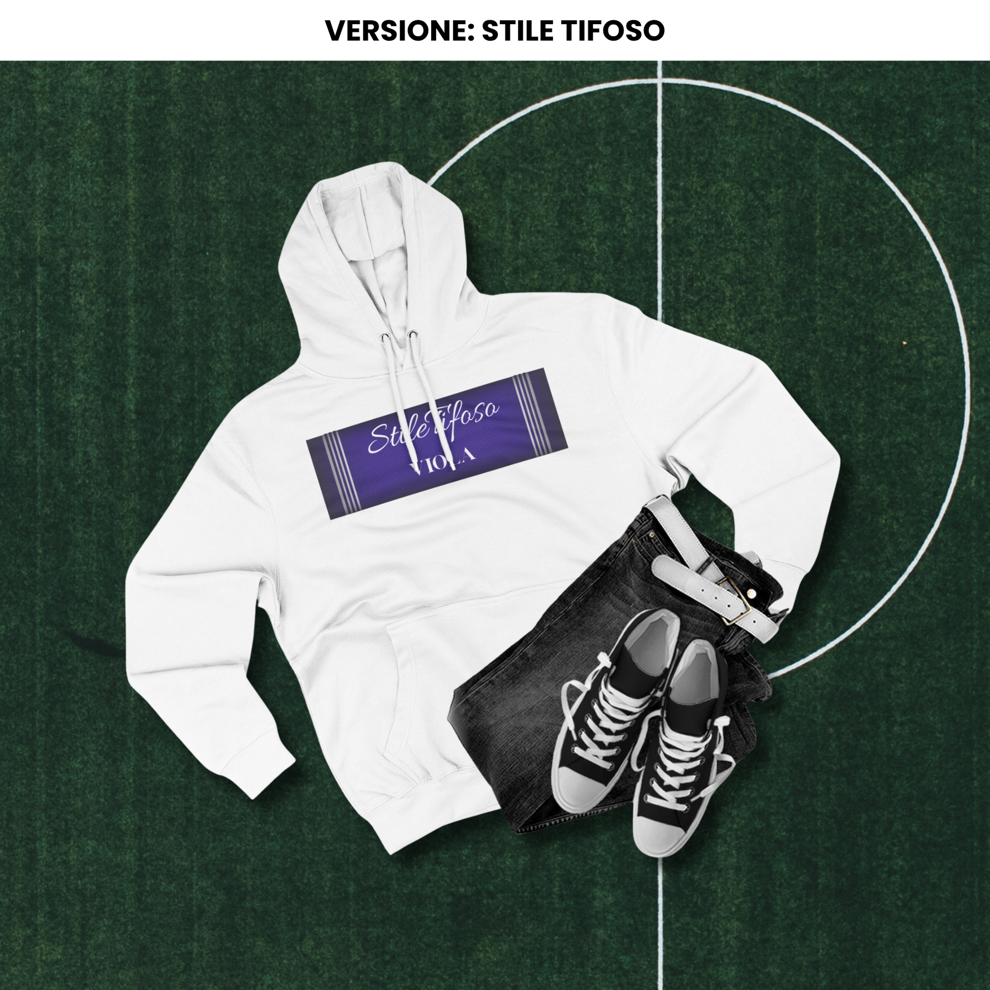 Felpa con cappuccio - Stile Tifoso