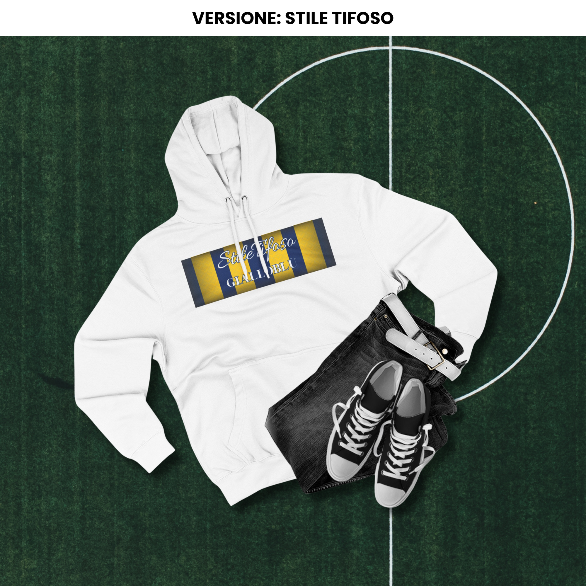 Felpa con cappuccio - Stile Tifoso