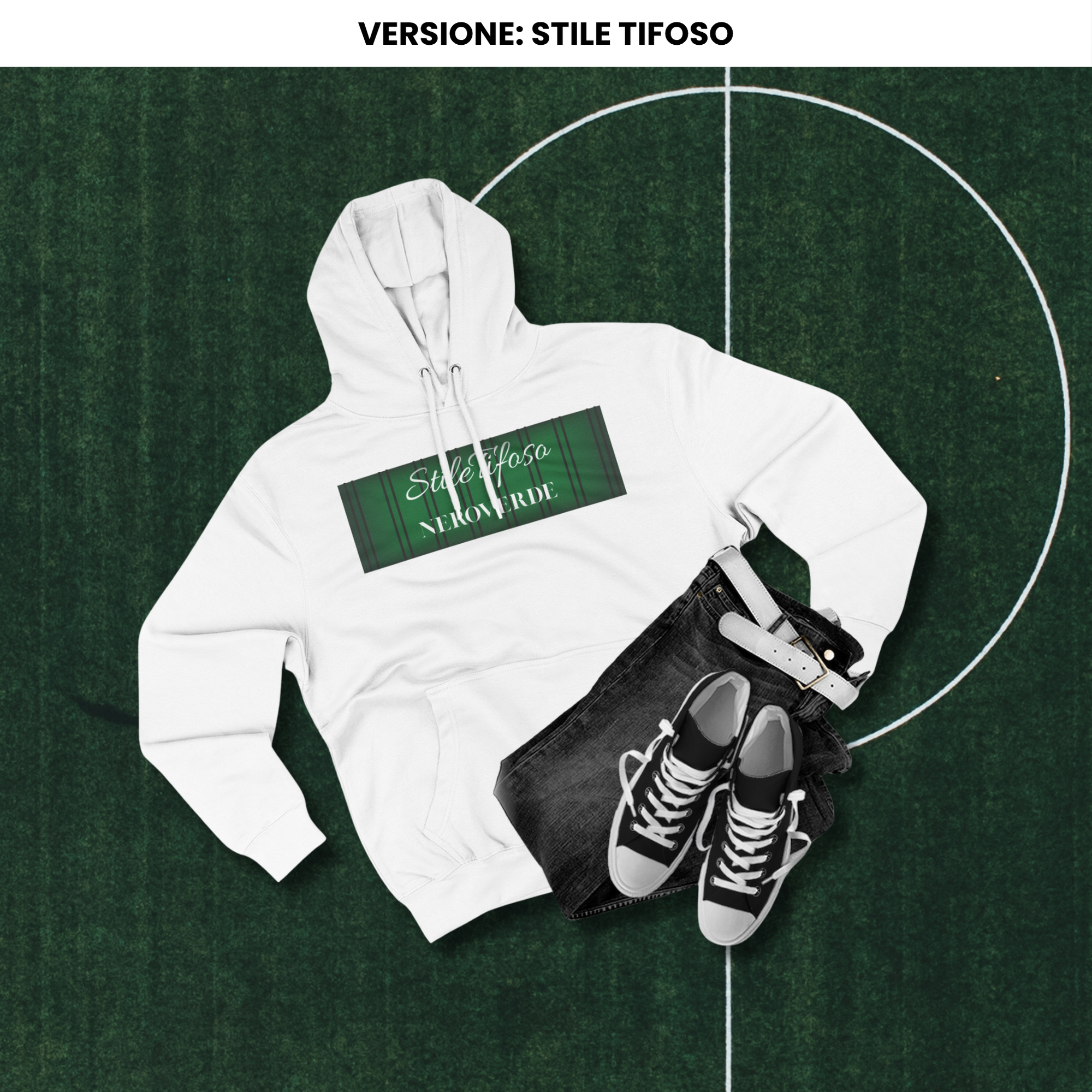 Felpa con cappuccio - Stile Tifoso