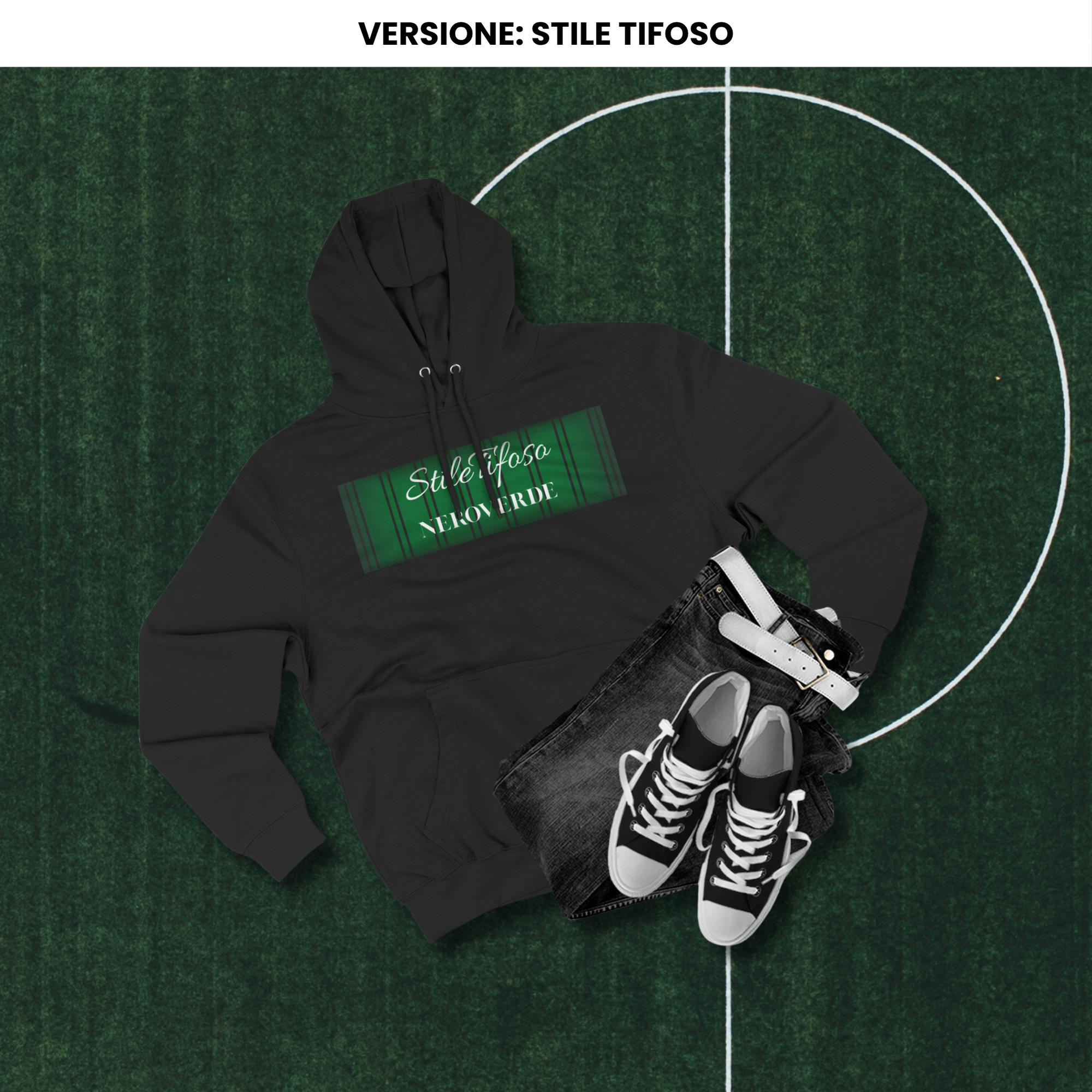 Felpa con cappuccio - Stile Tifoso