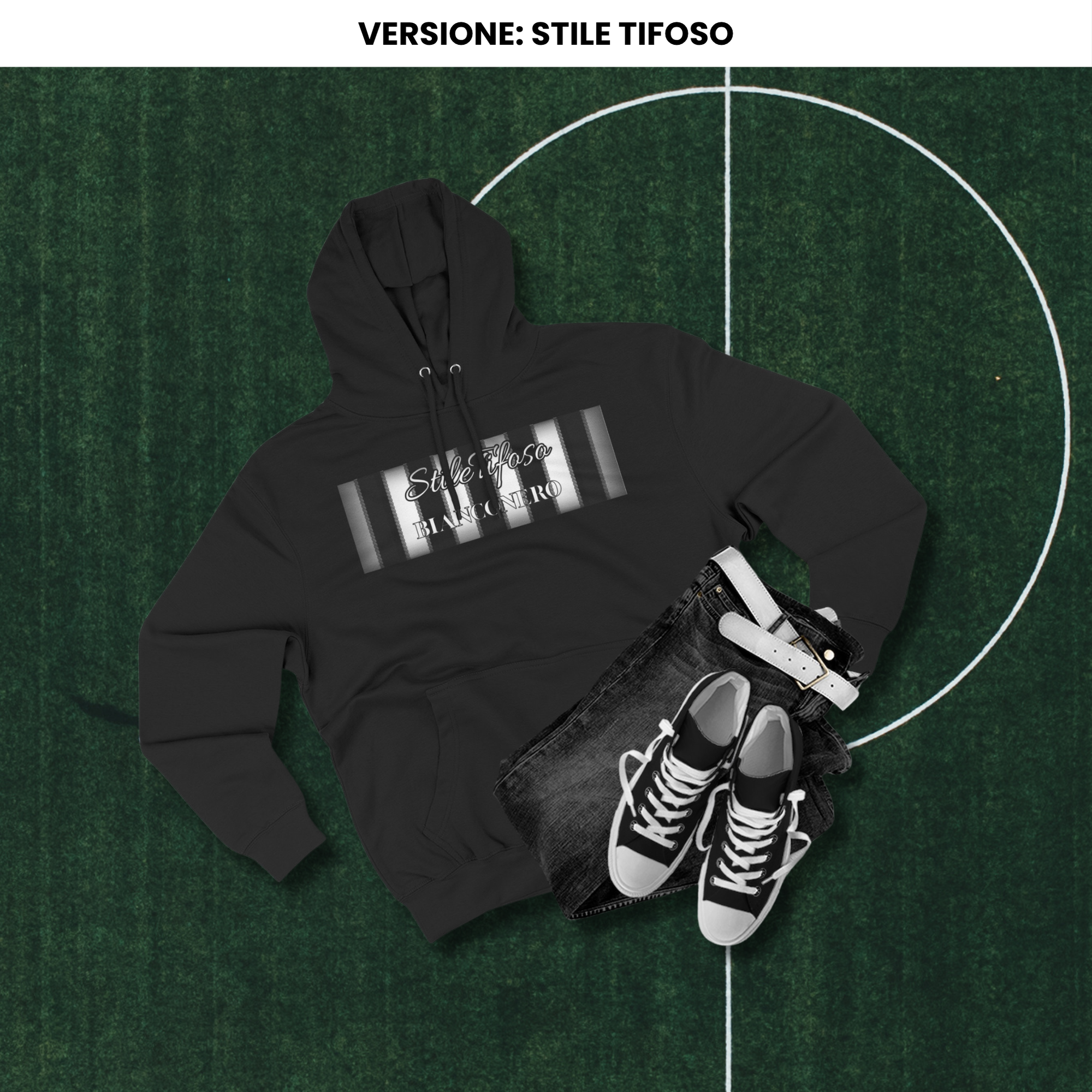 Felpa con cappuccio - Stile Tifoso