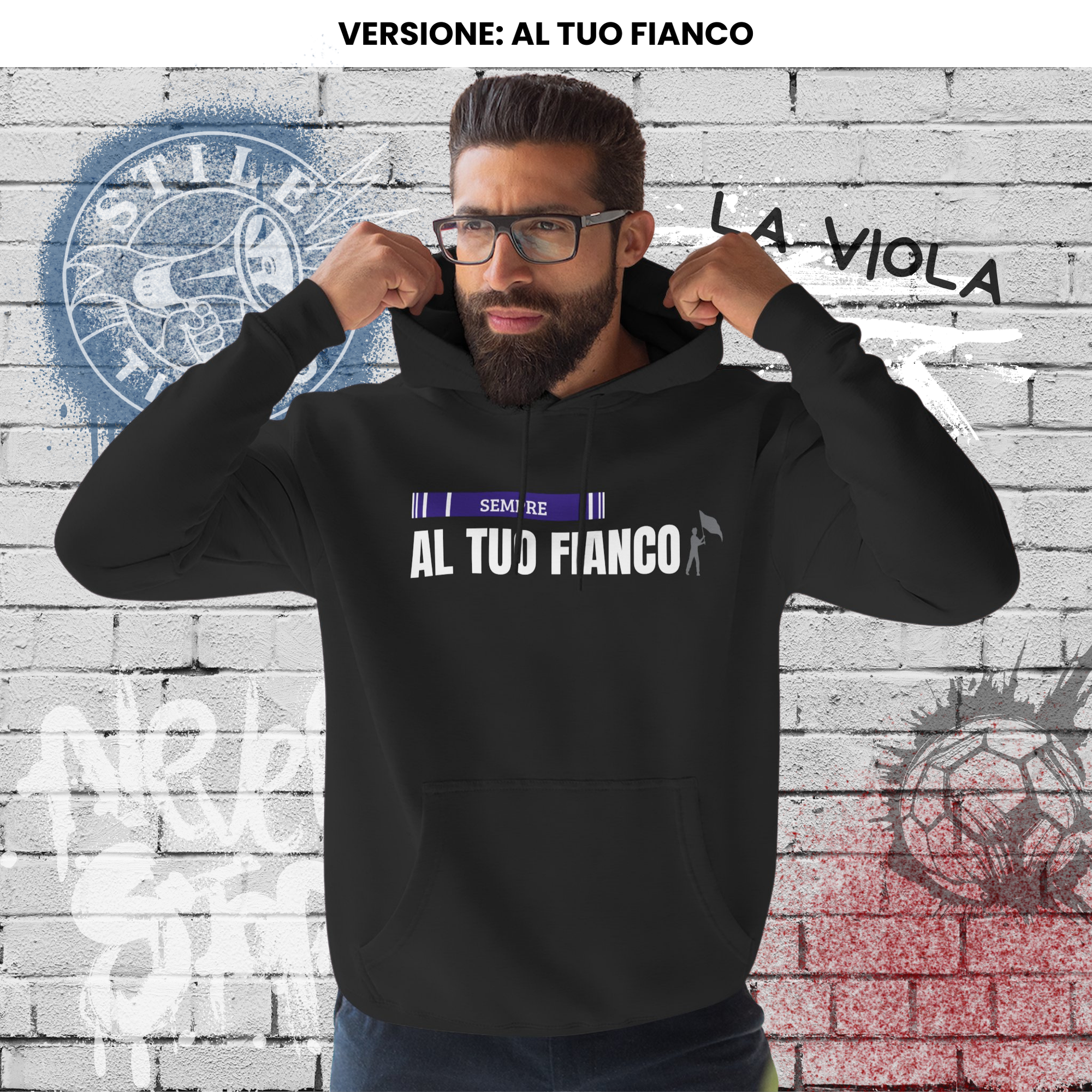 Felpa con cappuccio - Al Tuo Fianco