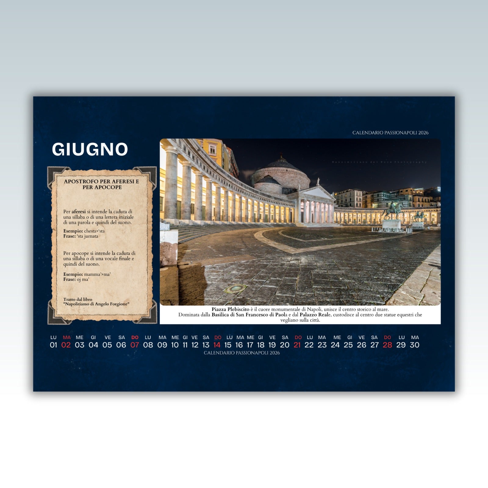 Calendario Passionapoli 2026