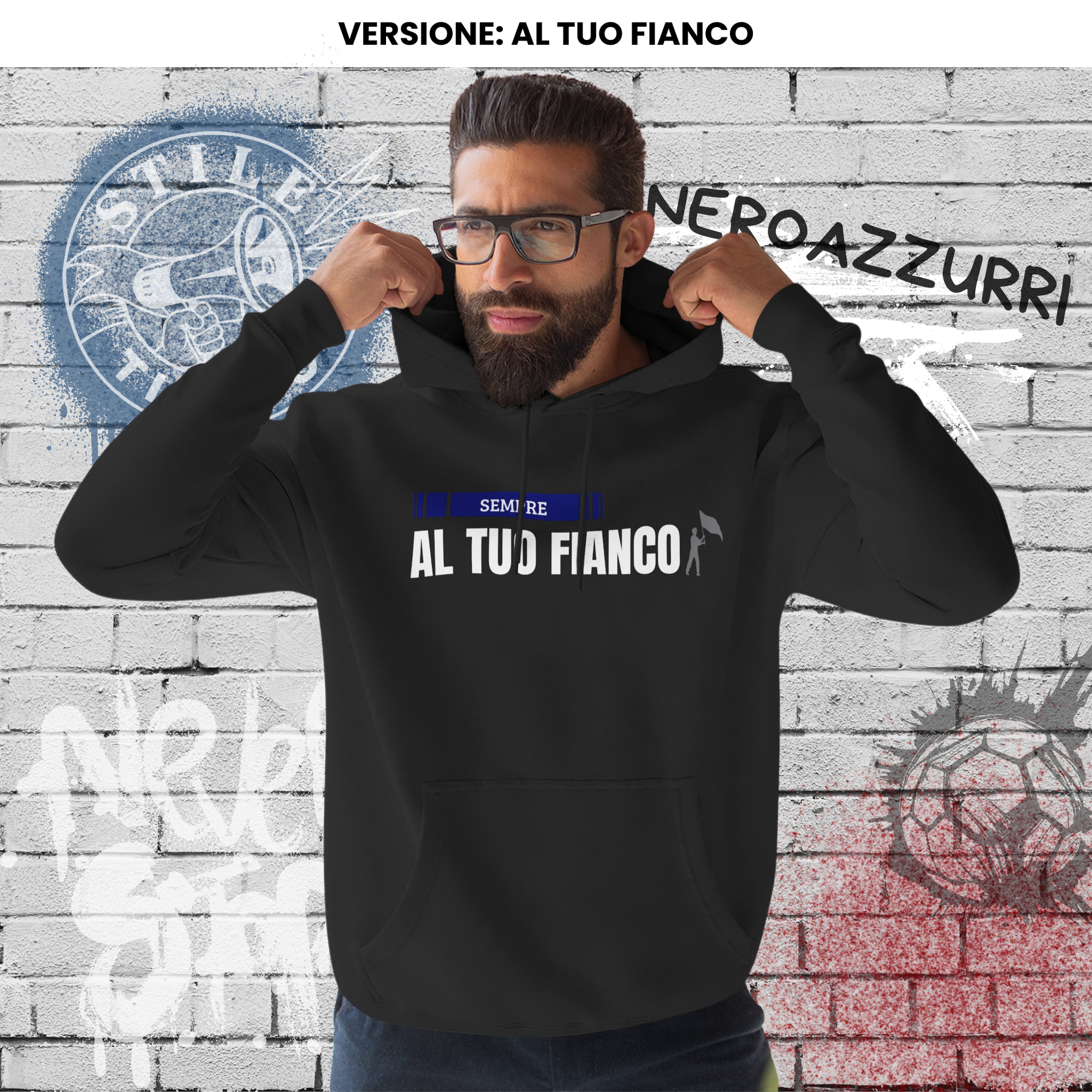 Felpa con cappuccio - Al Tuo Fianco