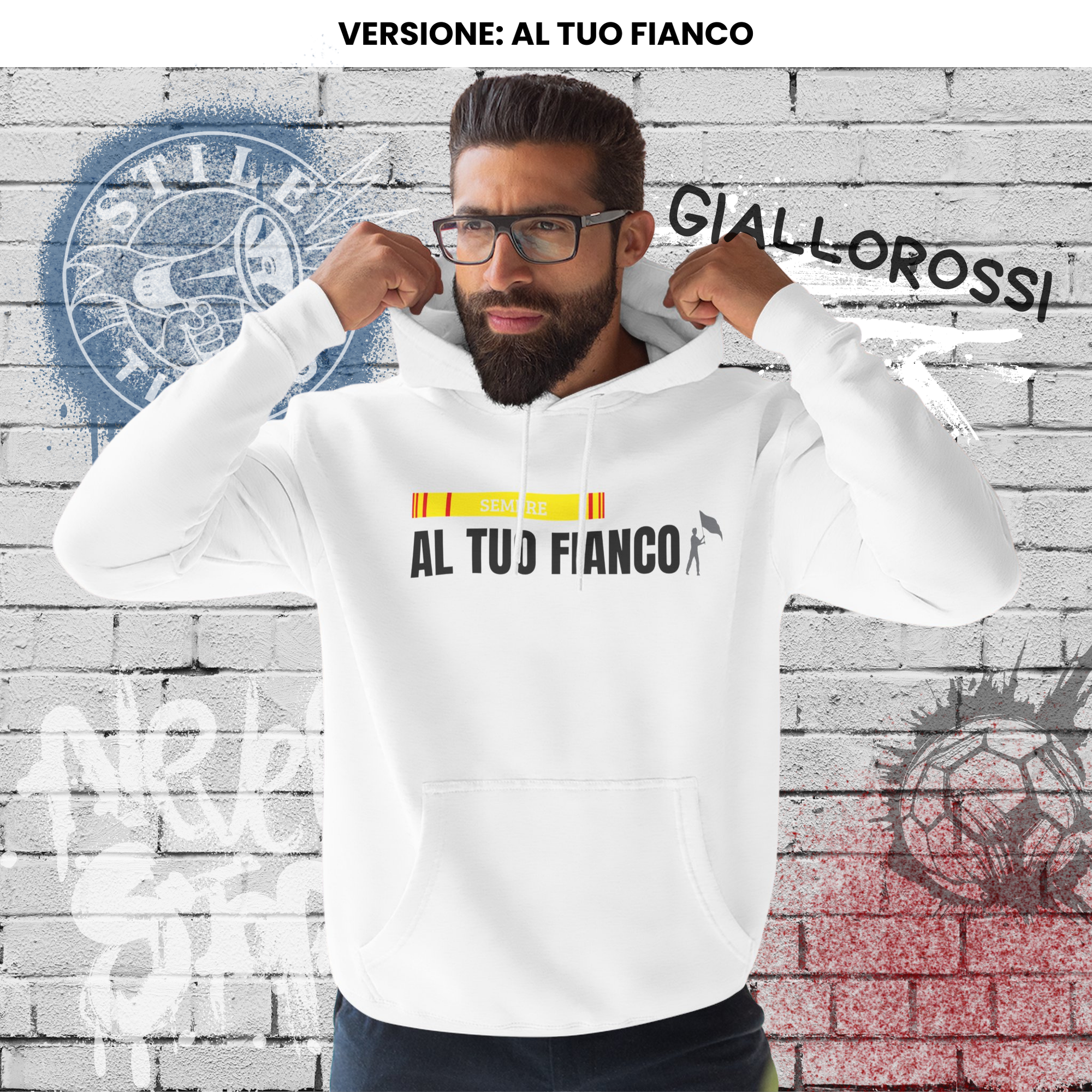 Felpa con cappuccio - Al Tuo Fianco