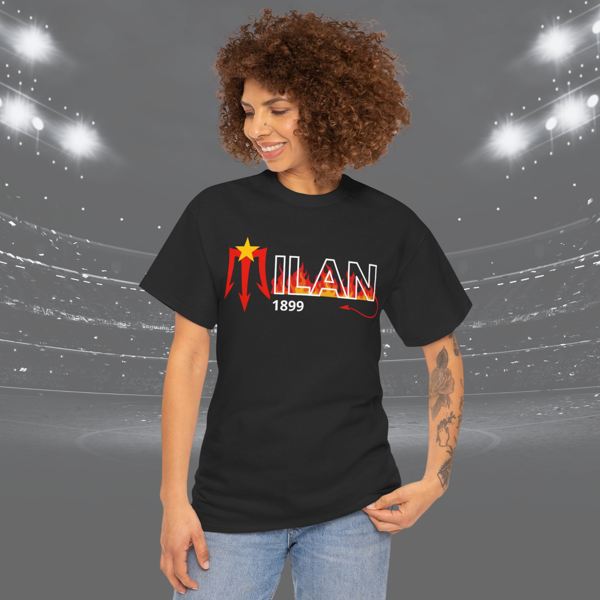 Maglietta “Milan” – Design Essenziale per Veri Tifosi Rossoneri