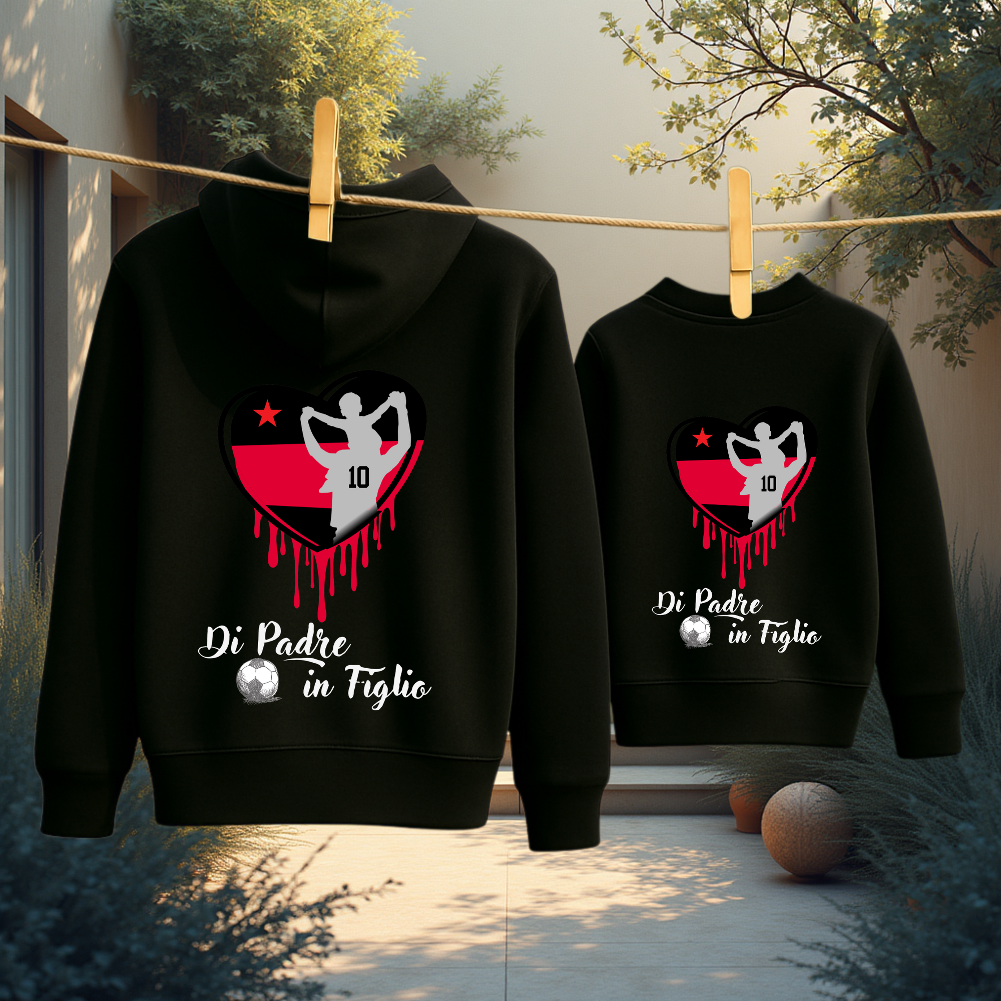 Felpa di Padre in Figlio
