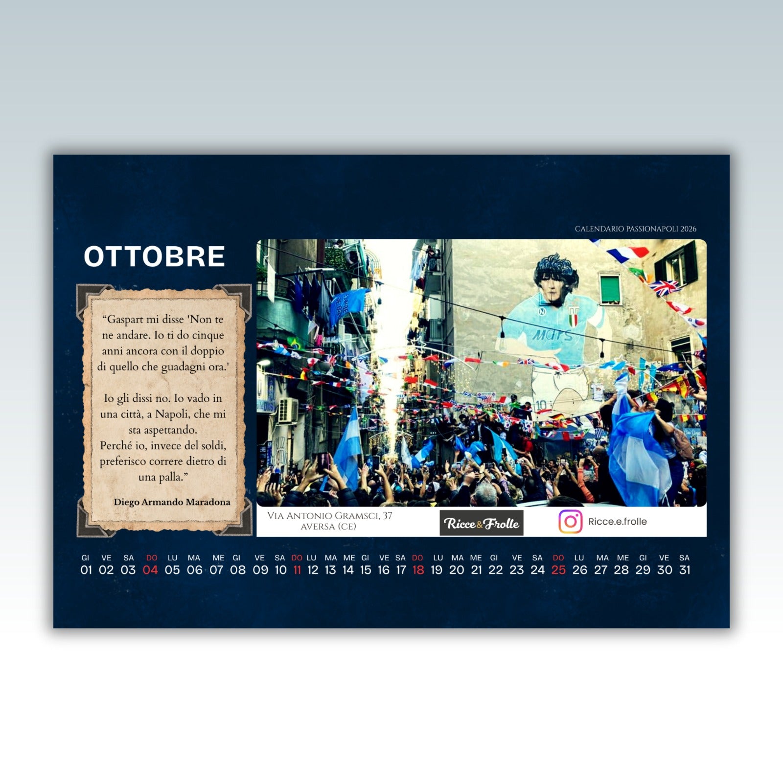 Calendario Passionapoli 2026