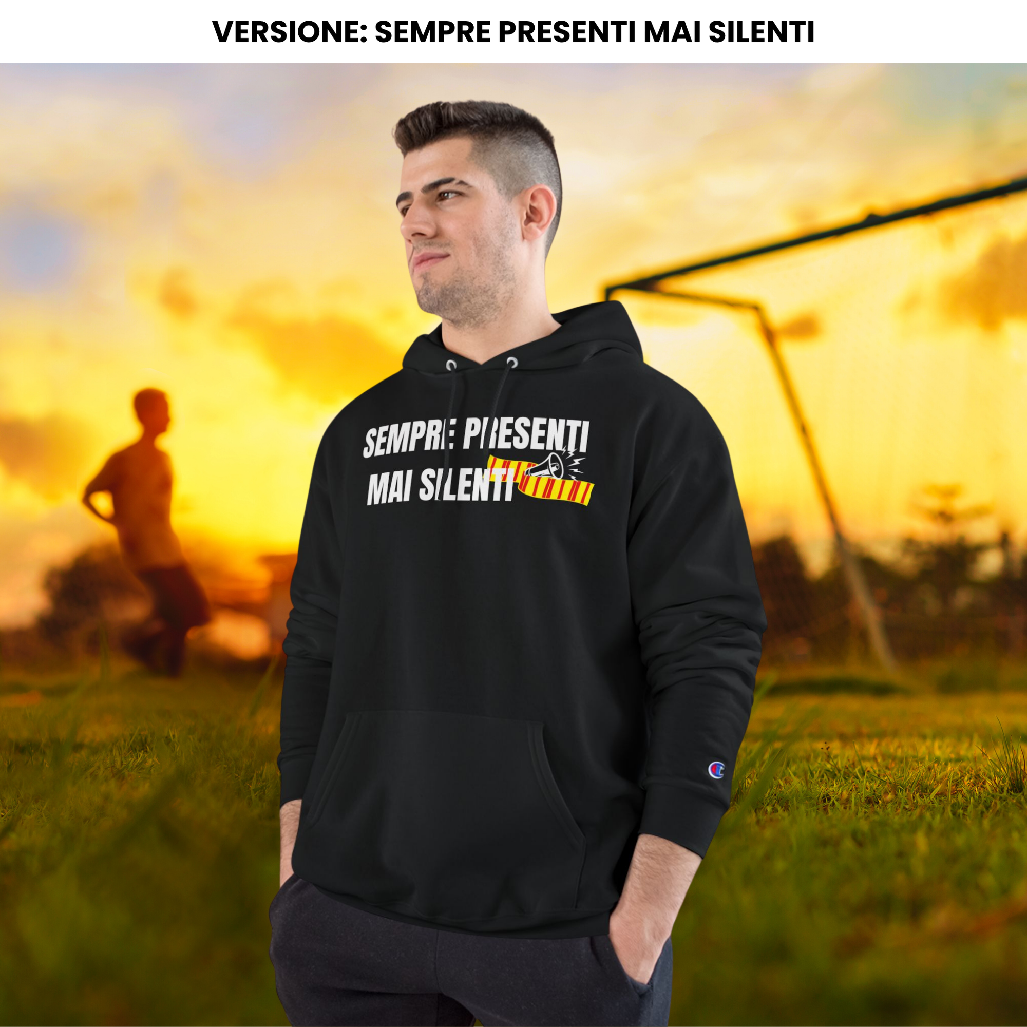 Felpa con cappuccio - Sempre Presenti Mai Silenti