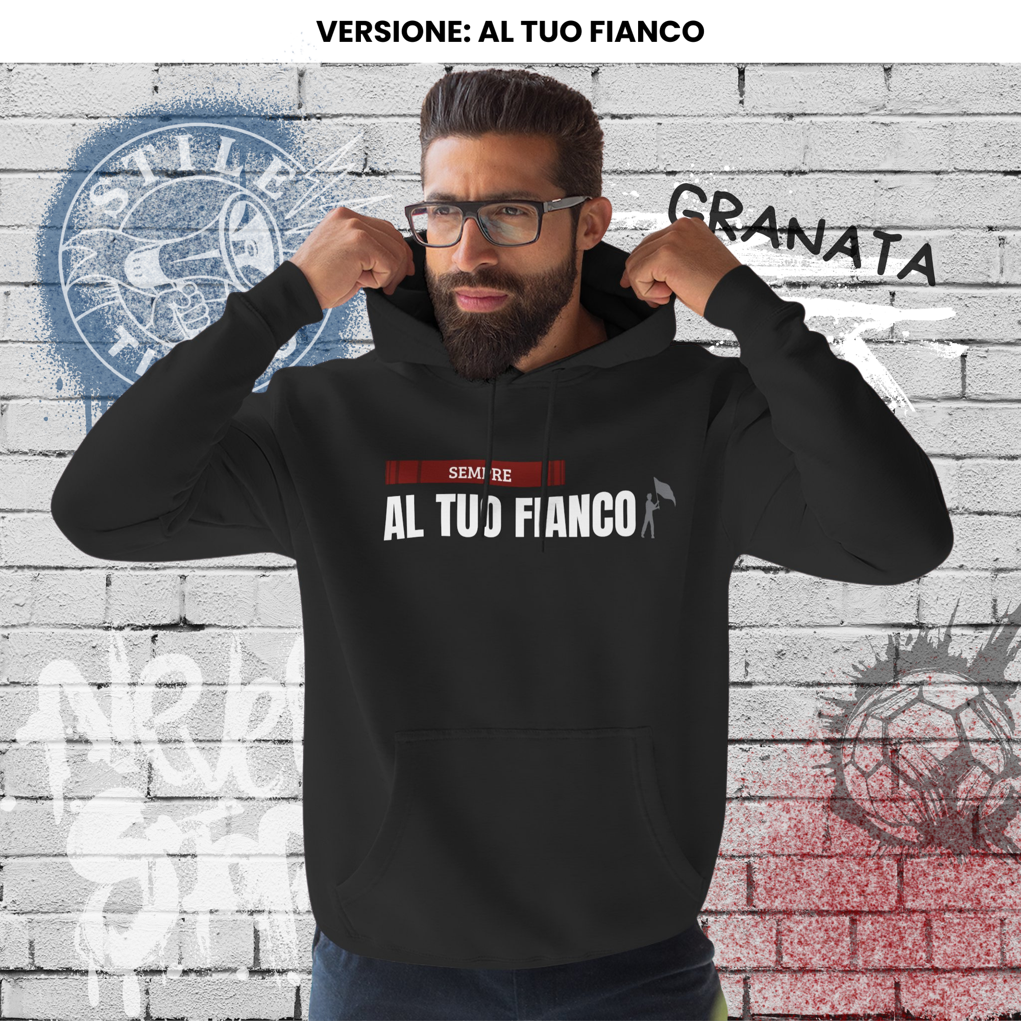 Felpa con cappuccio - Al Tuo Fianco