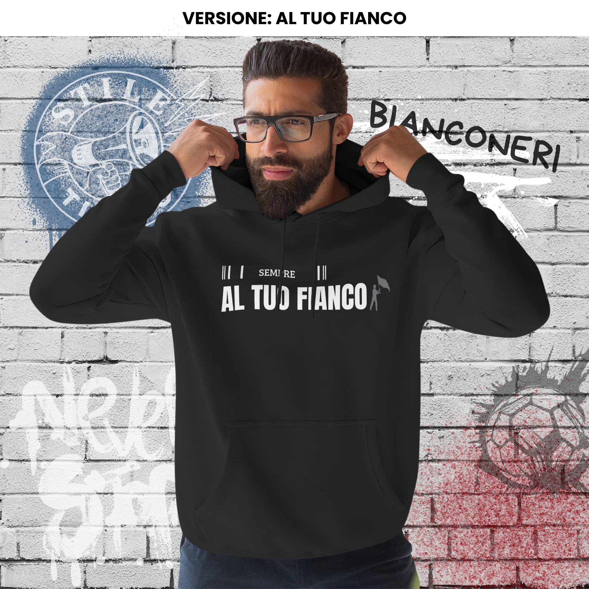 Felpa con cappuccio - Al Tuo Fianco