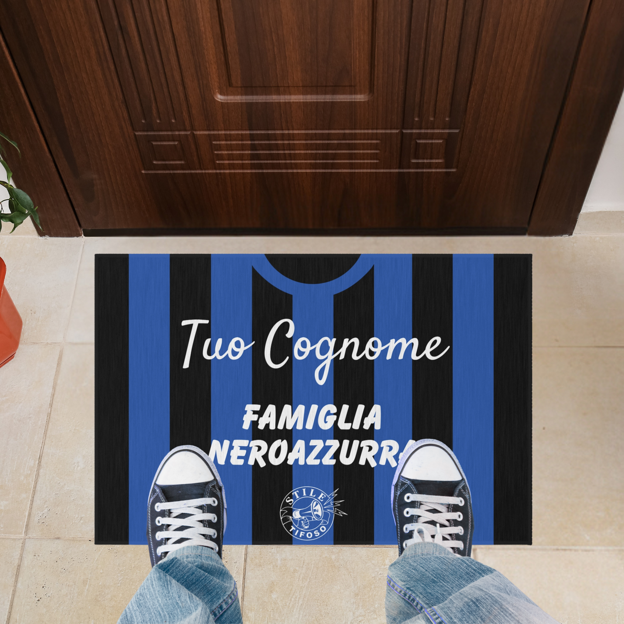 Zerbino personalizzato - Stile del Tifoso