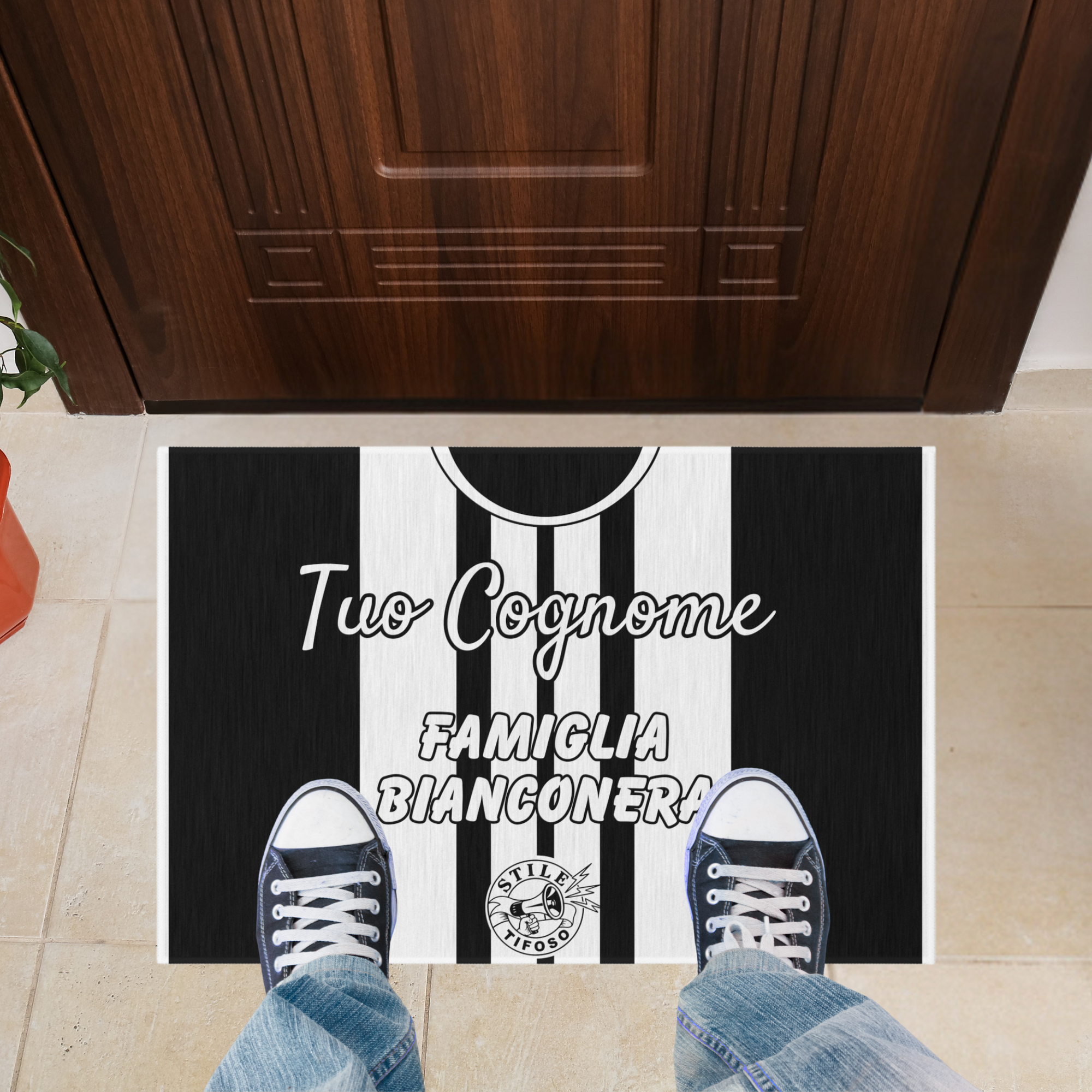 Zerbino personalizzato - Stile del Tifoso